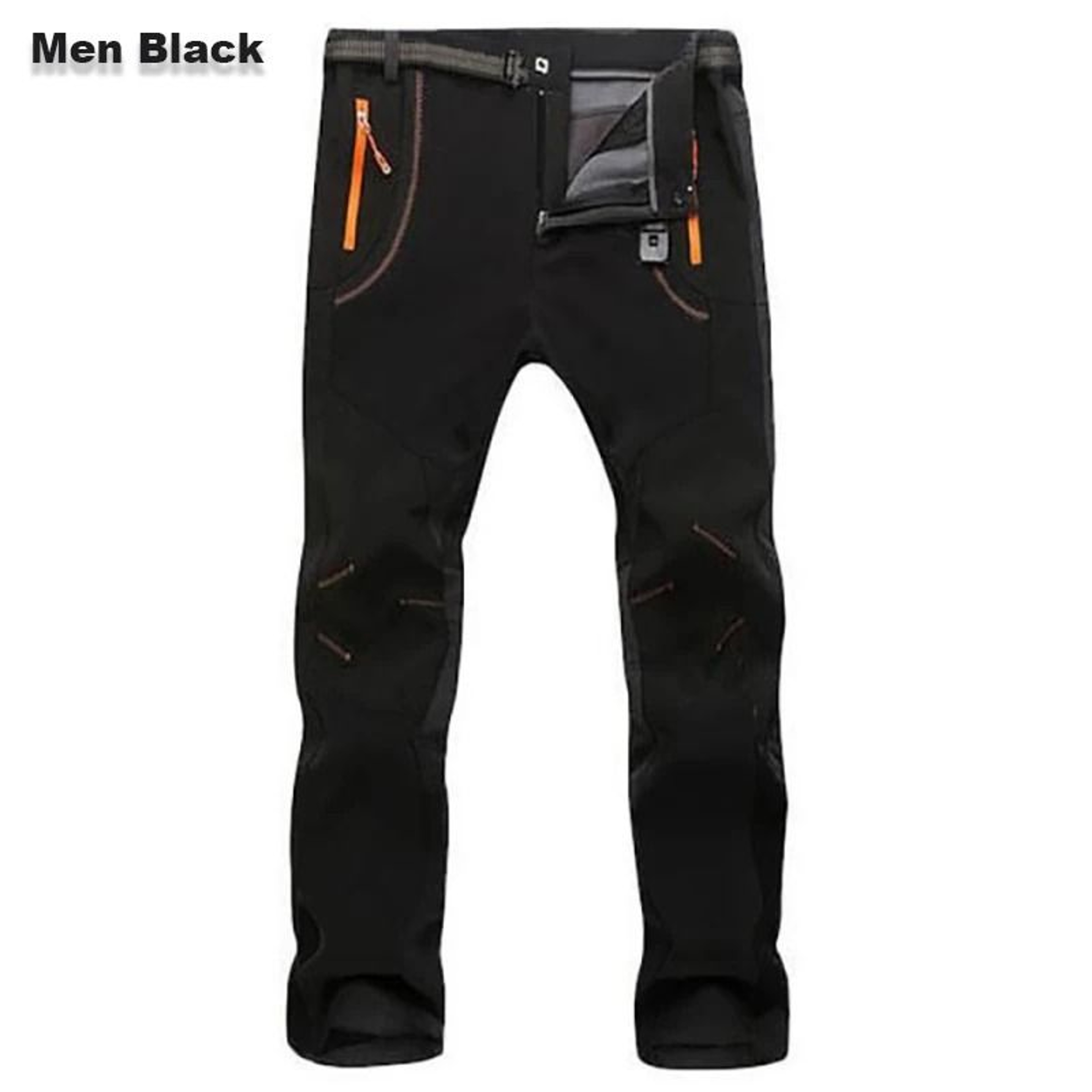 Mens Winter Waterproof Hiking Pants With Fleece Lining 7