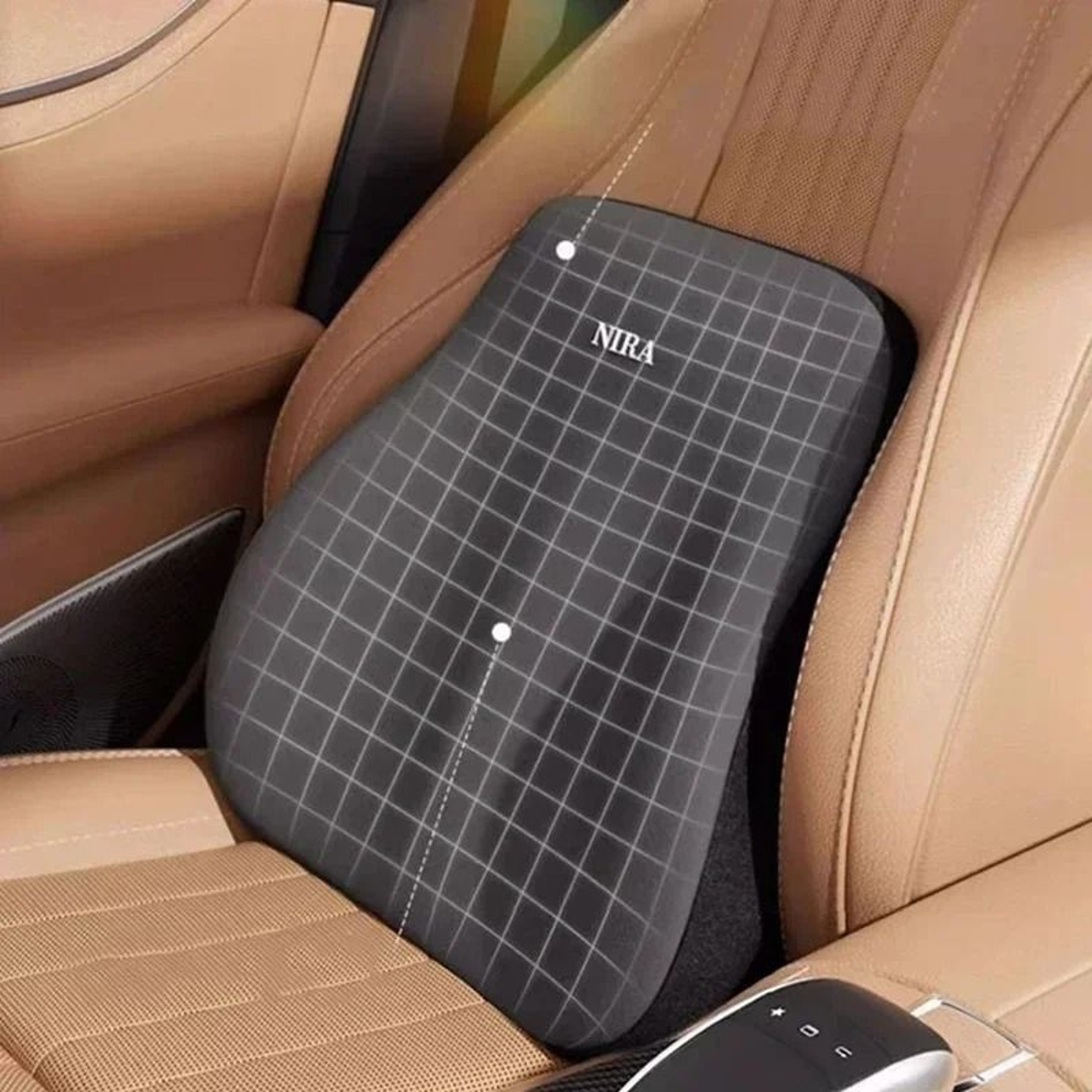 Memory Foam Car Lumbar And Neck Support Pillows 5