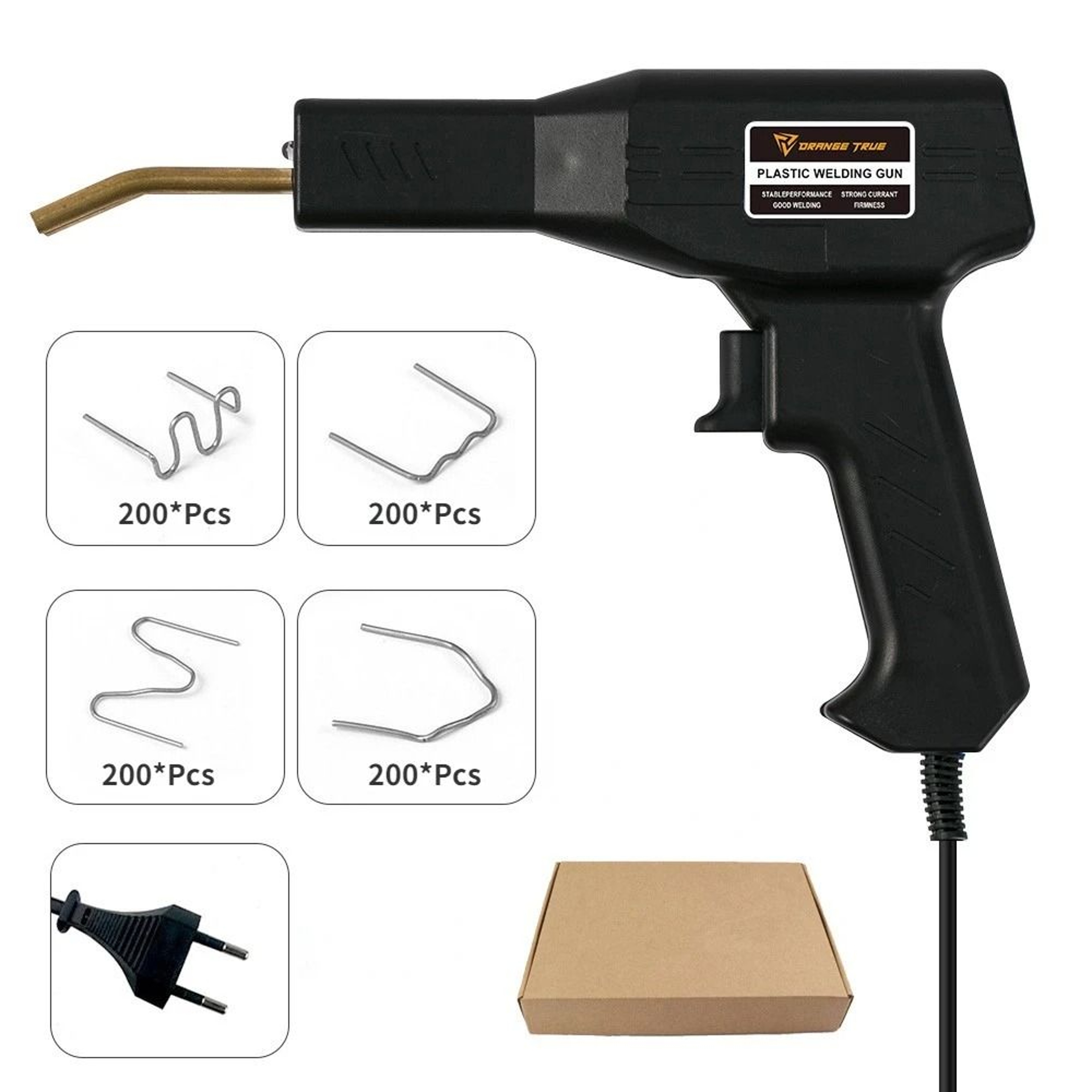 Hot Stapler Plastic Welding Kit  Car Bumper And Plastic Repair Gun With Staple Refills 12