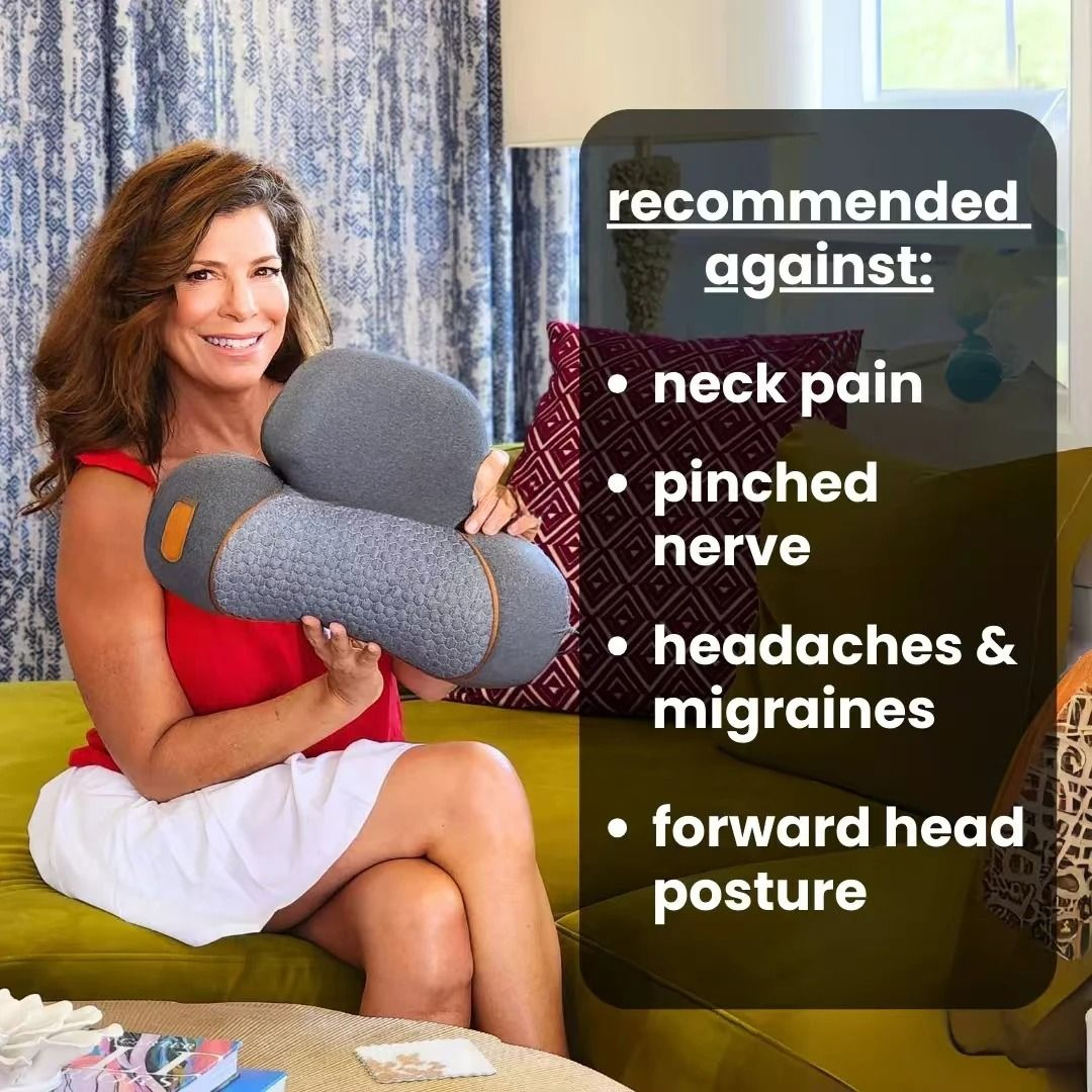 3 In 1 Neck Massager Pillow With Heat Vibration And Cervical Support 3