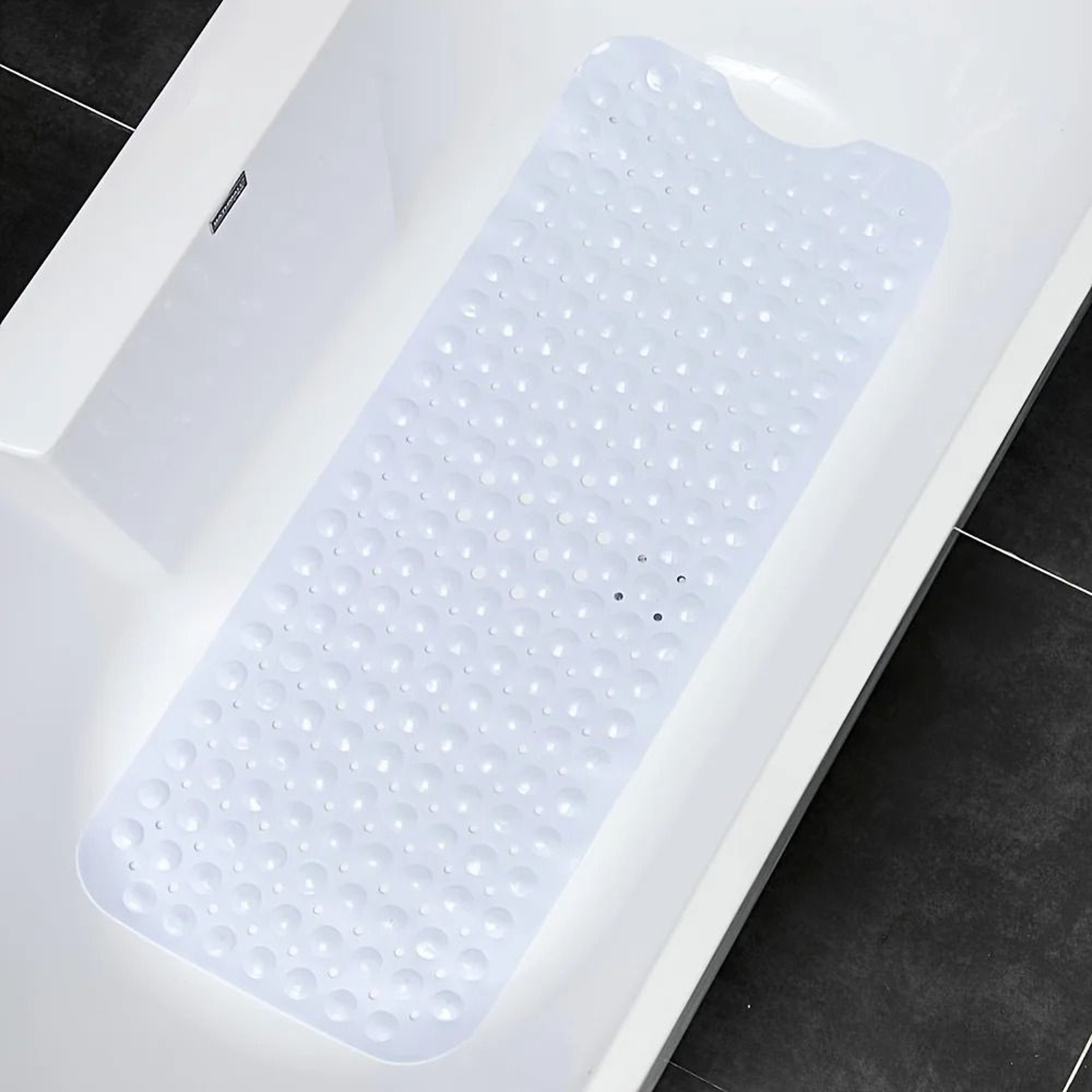 Non Slip Shower Mat With Drain Holes And Suction Cups 2