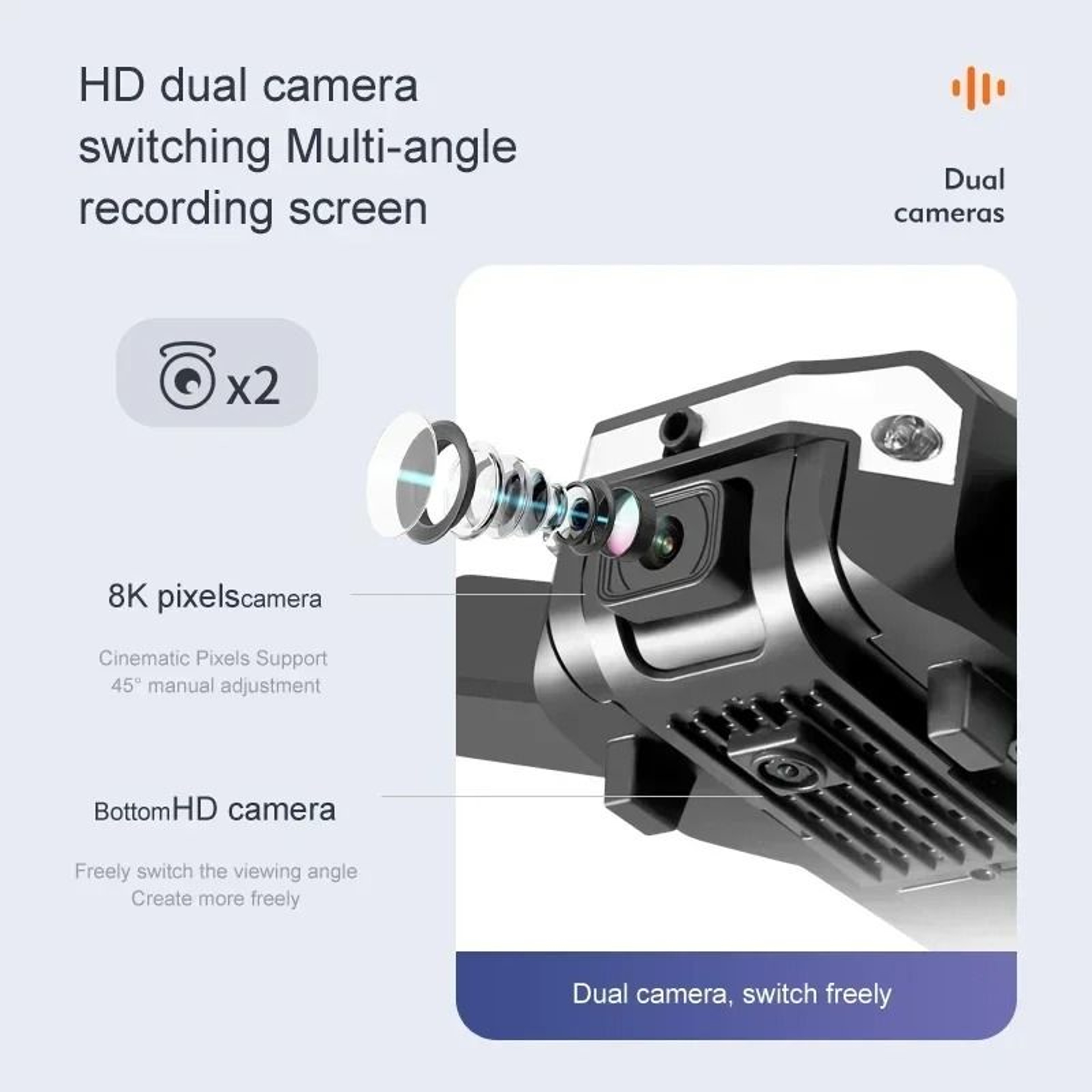 Outdoor G6 Drone With 8K HD Camera 5G GPS And Obstacle Avoidance 4