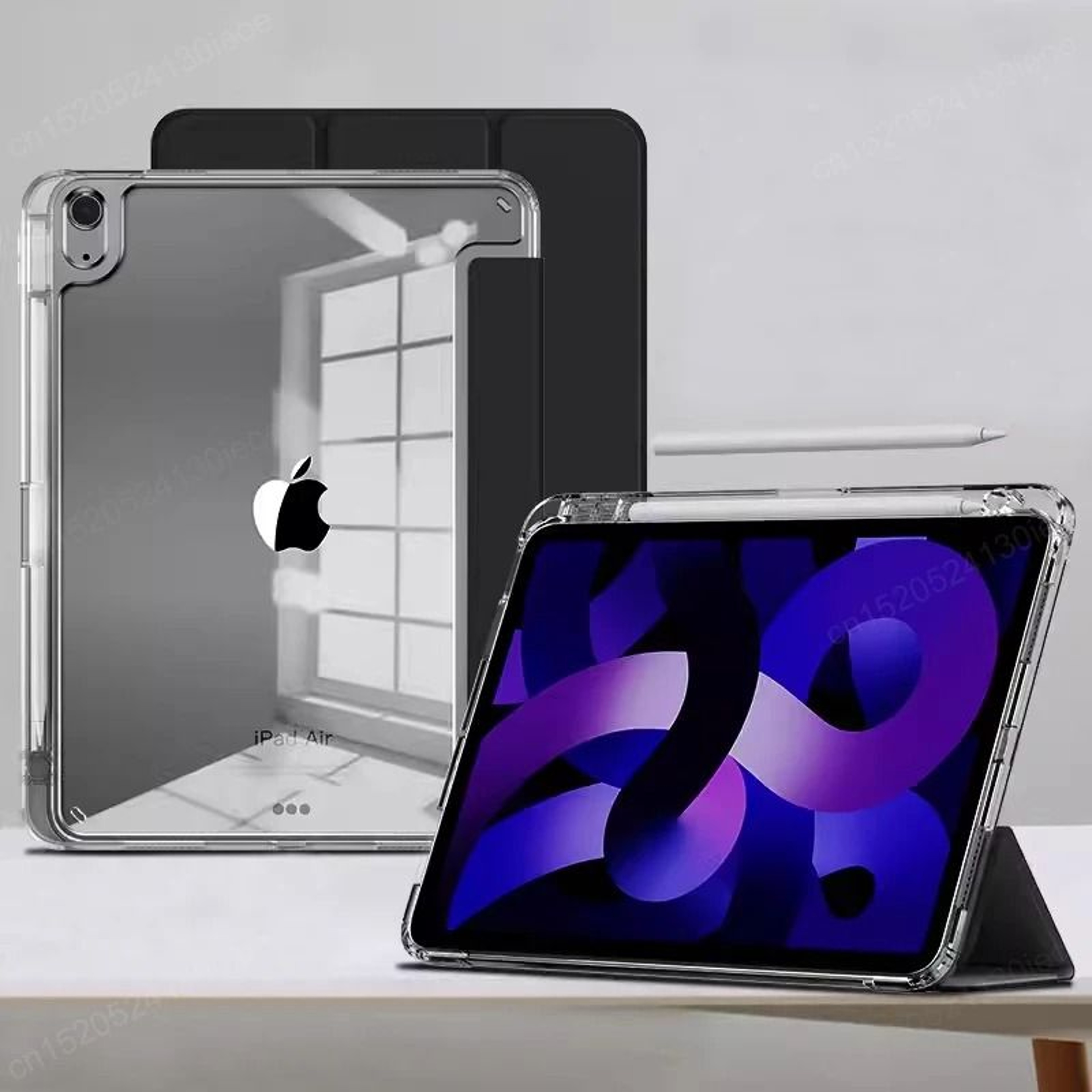 Magnetic IPad Case With Pencil Holder And MultiModel Compatibility 0