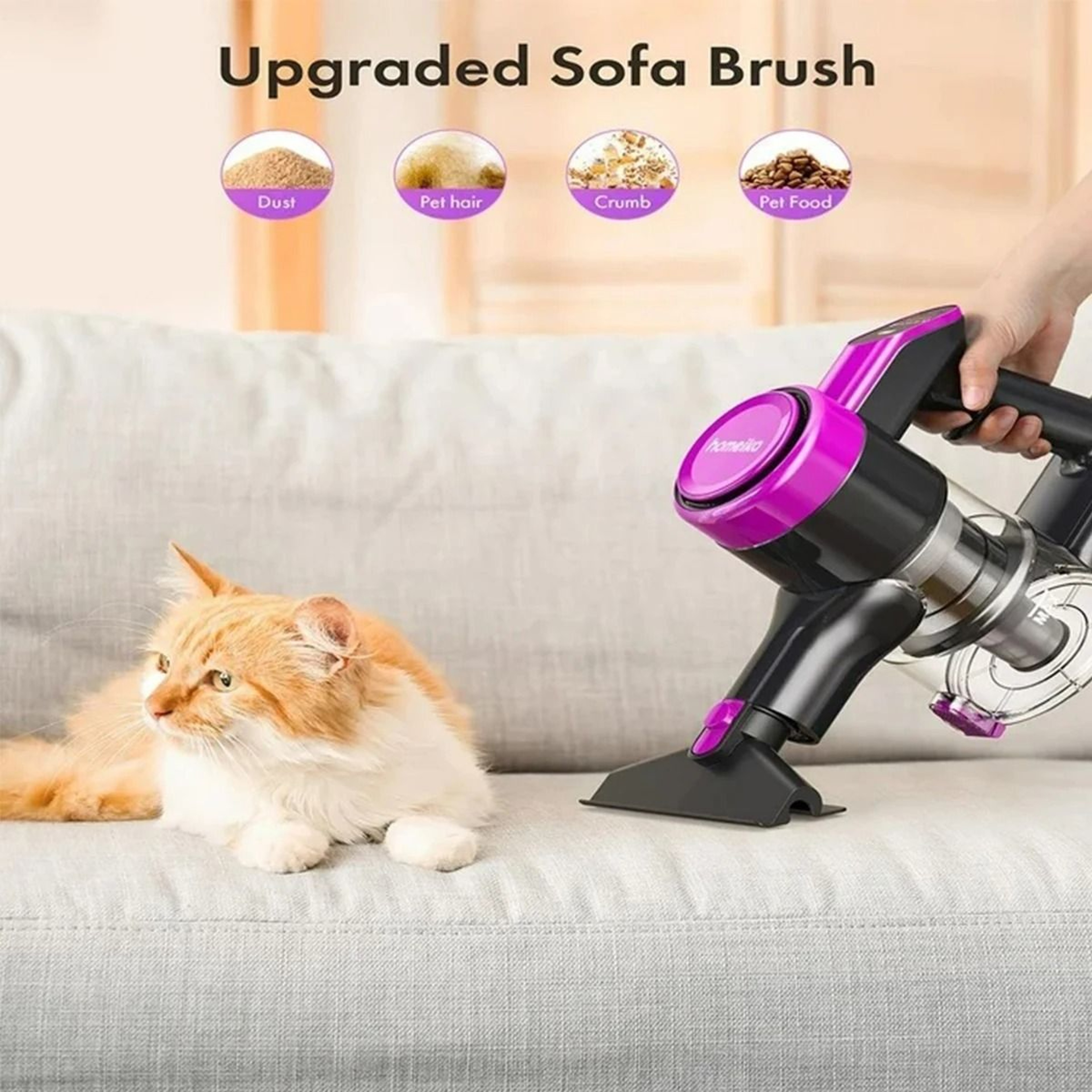 Cordless Stick Vacuum Cleaner With 23KPa Suction And LED Display 6