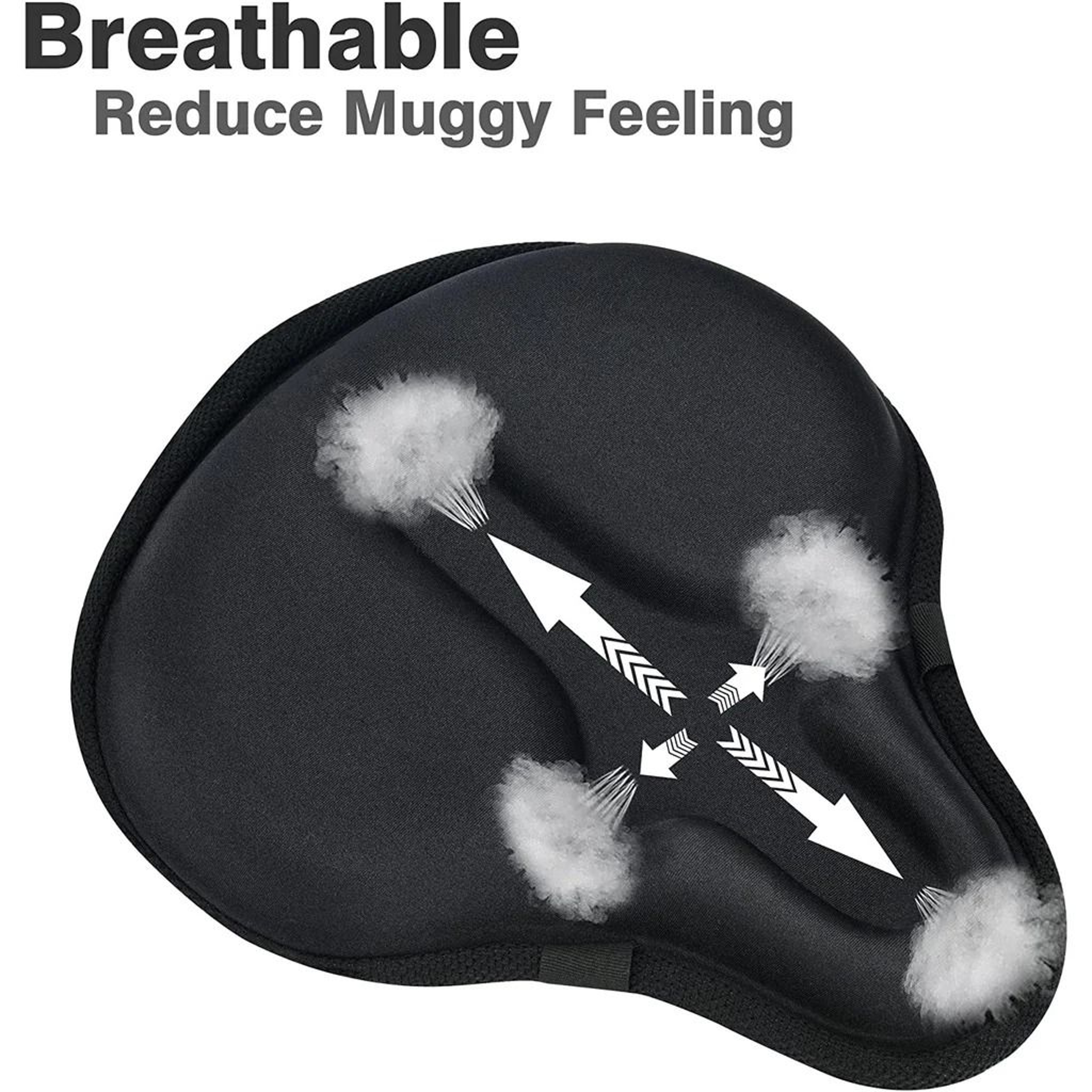Electric Bike Gel Cushion Seat Cover 2