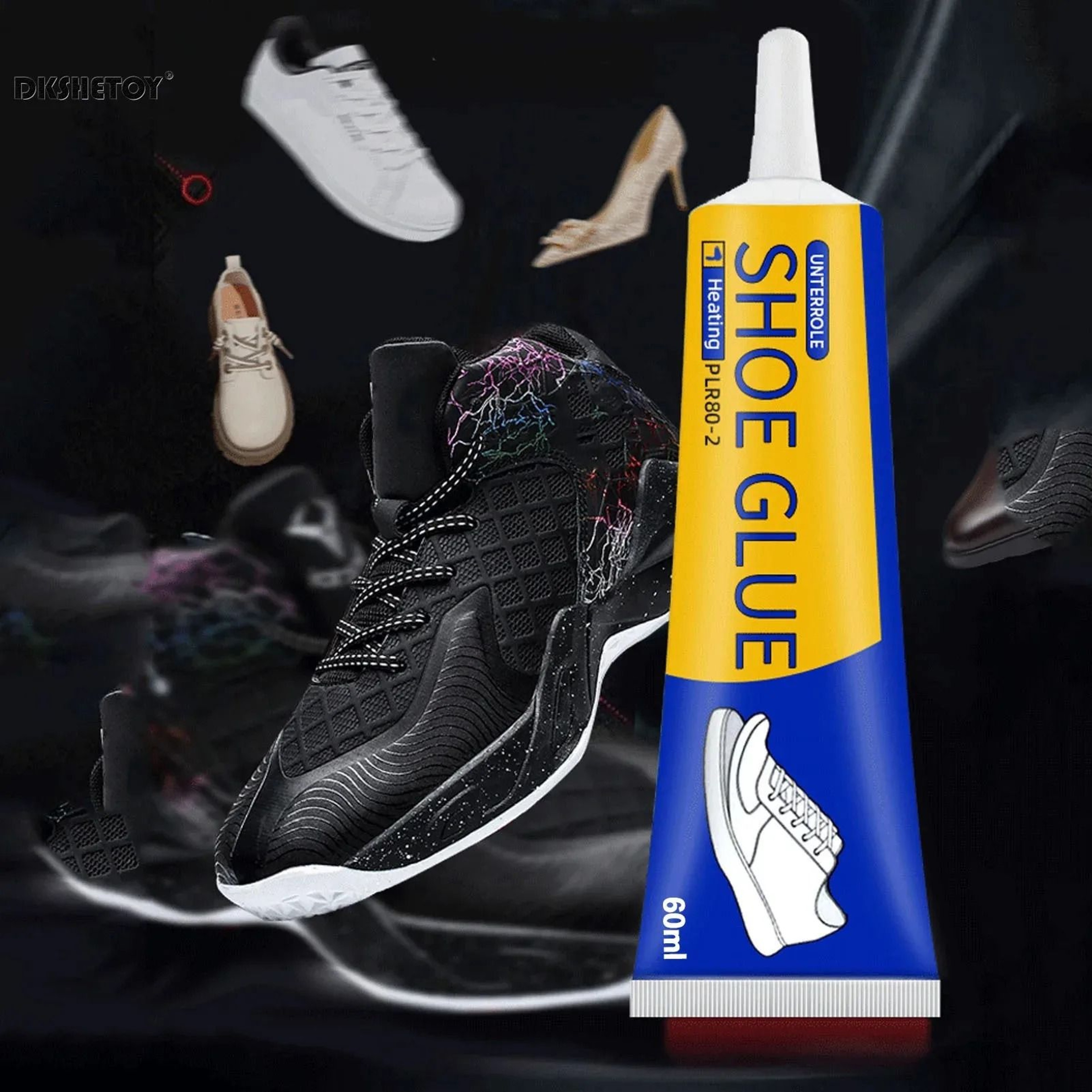 Super Strong Waterproof Shoe Glue 60ml Fast Repair Adhesive For Leather And Sneakers 5