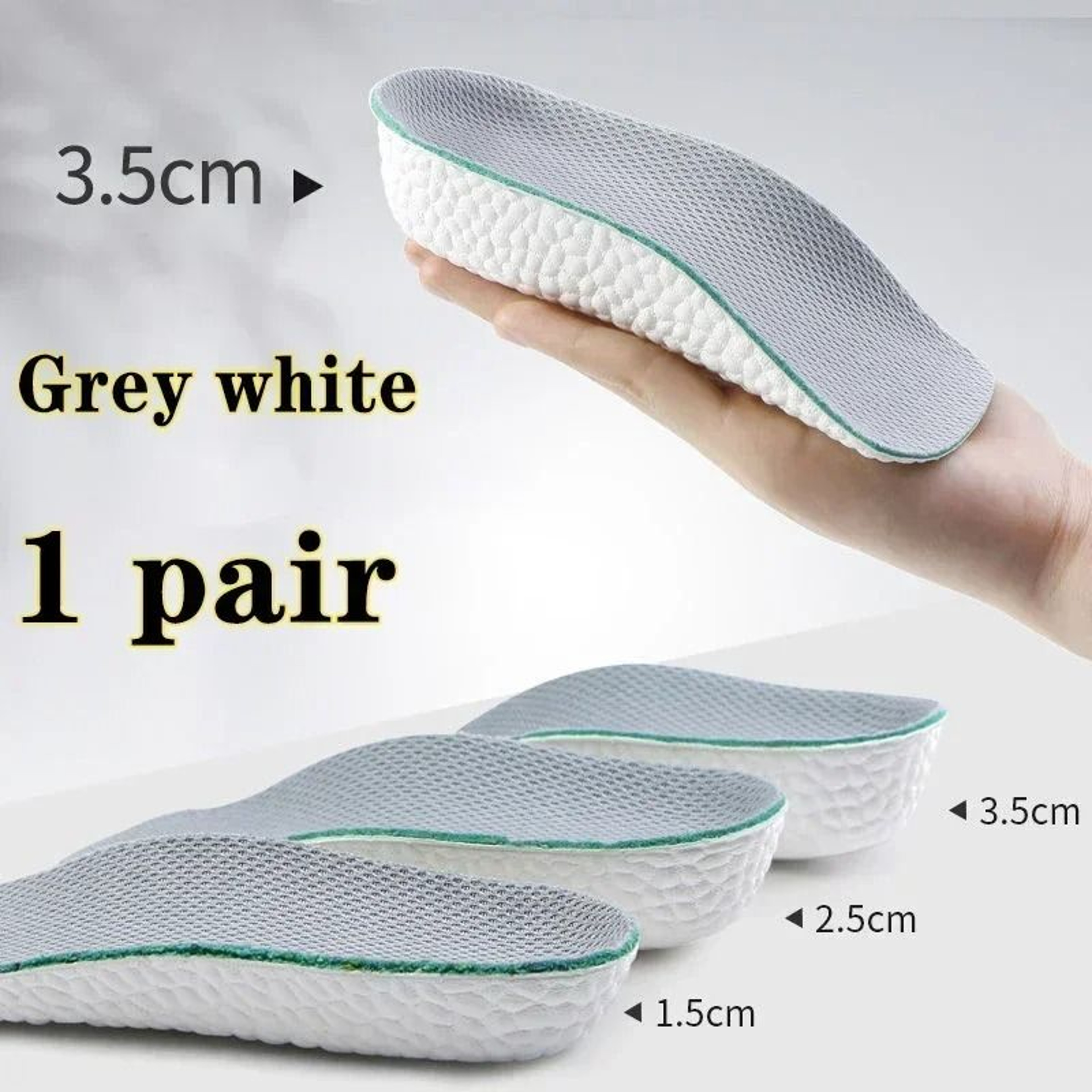 Memory Foam Height Increase Insoles With Arch Support 7