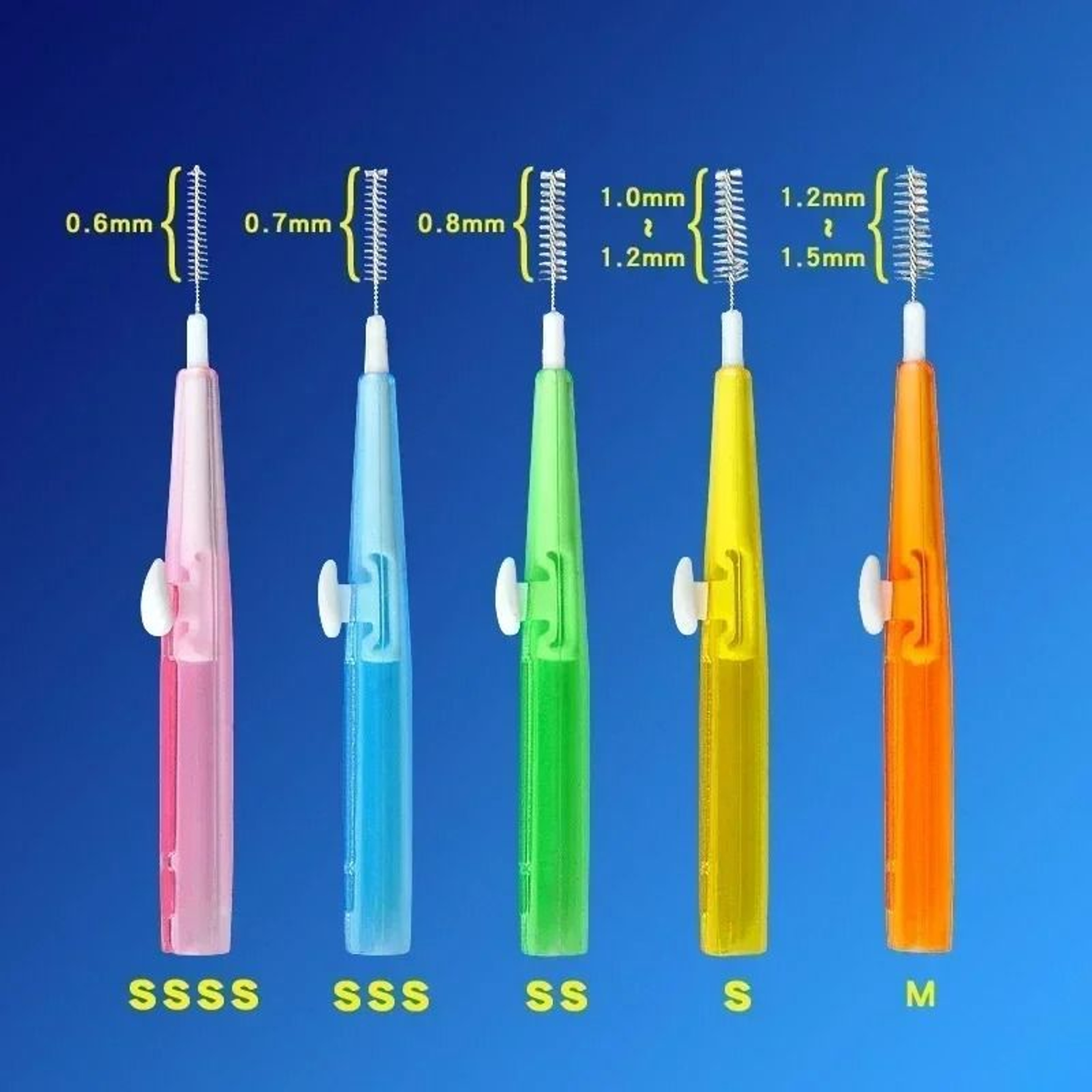 Curved Interdental Cleaning Brush Set  20 Piece Dental Care Kit 3