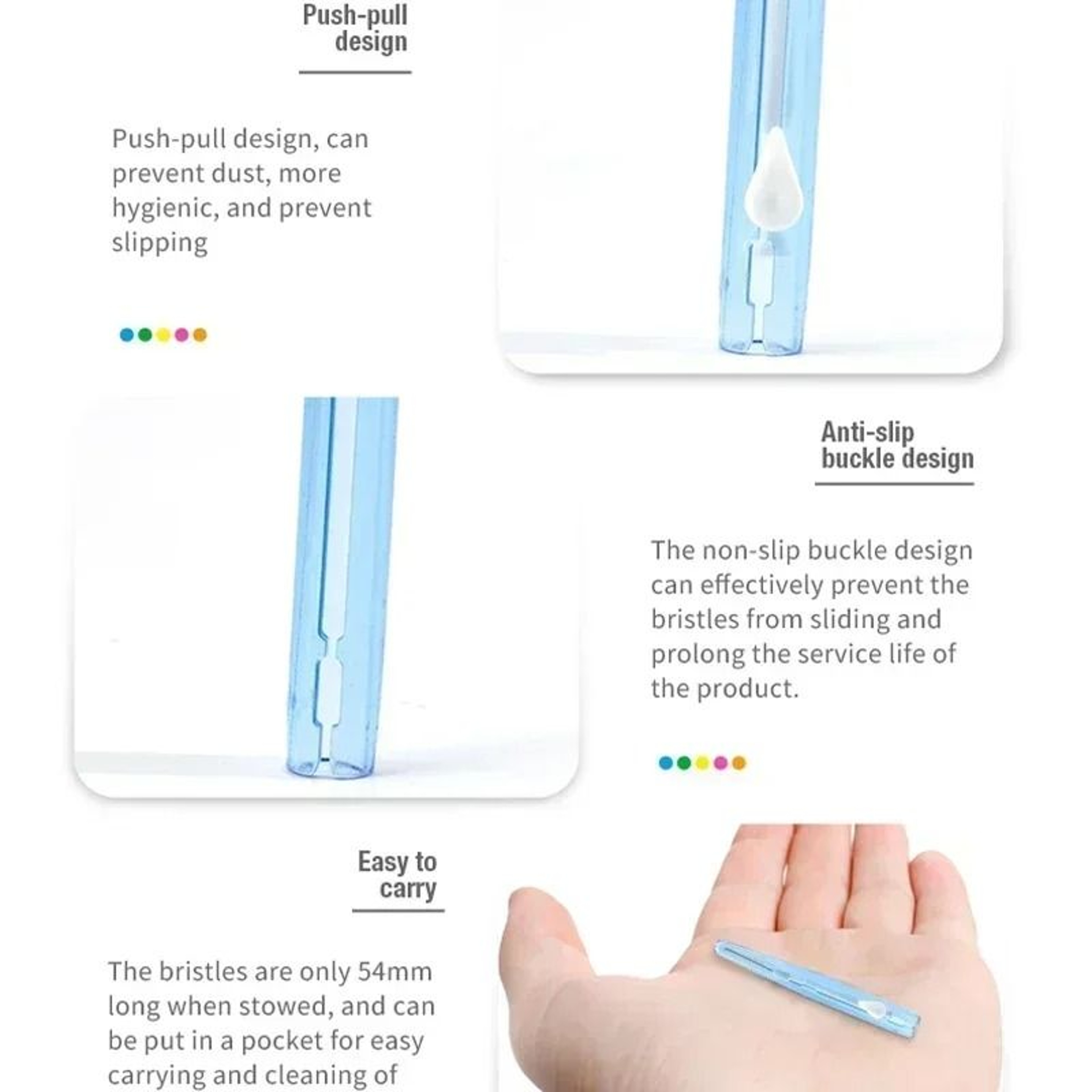 Curved Interdental Cleaning Brush Set  20 Piece Dental Care Kit 5