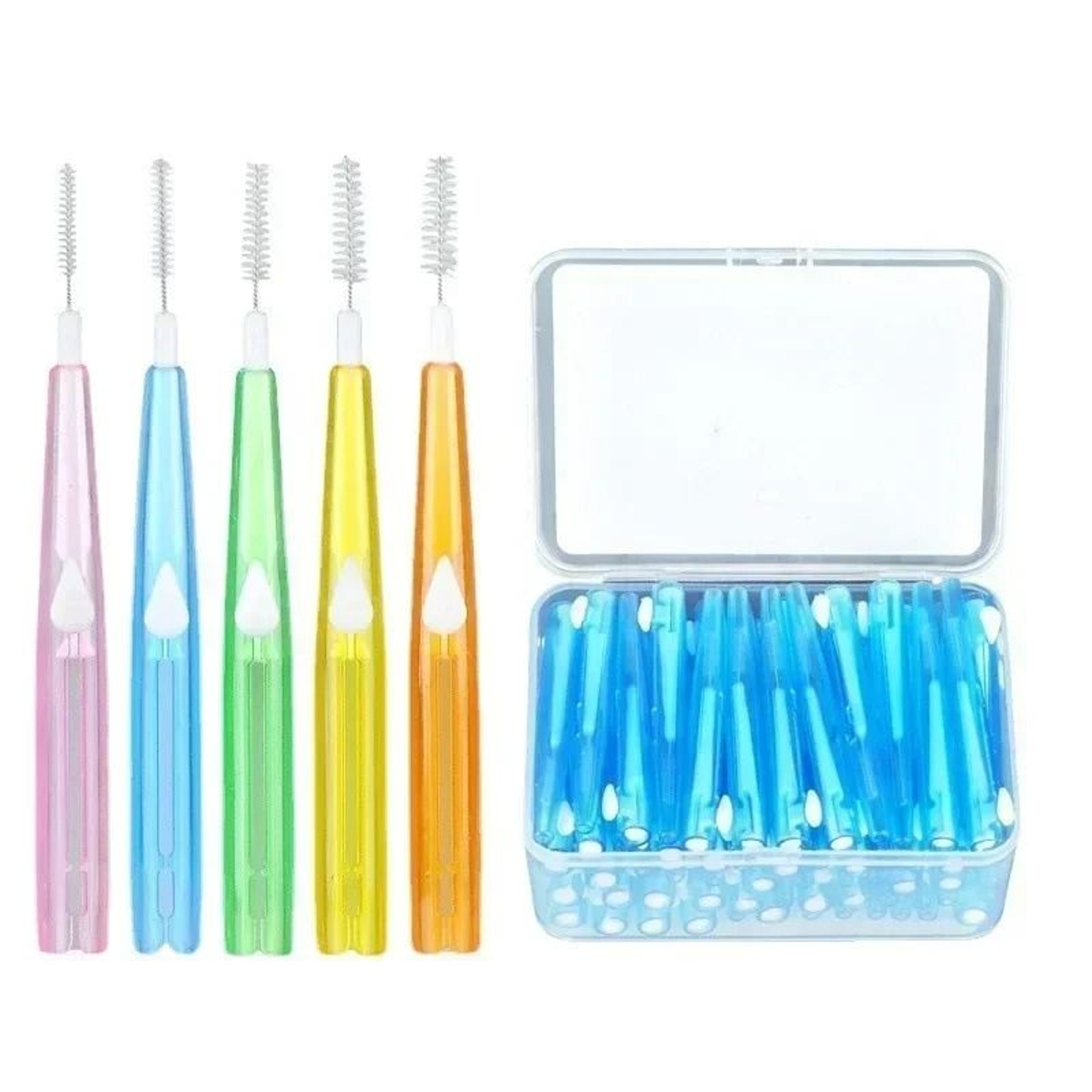 Curved Interdental Cleaning Brush Set  20 Piece Dental Care Kit 6