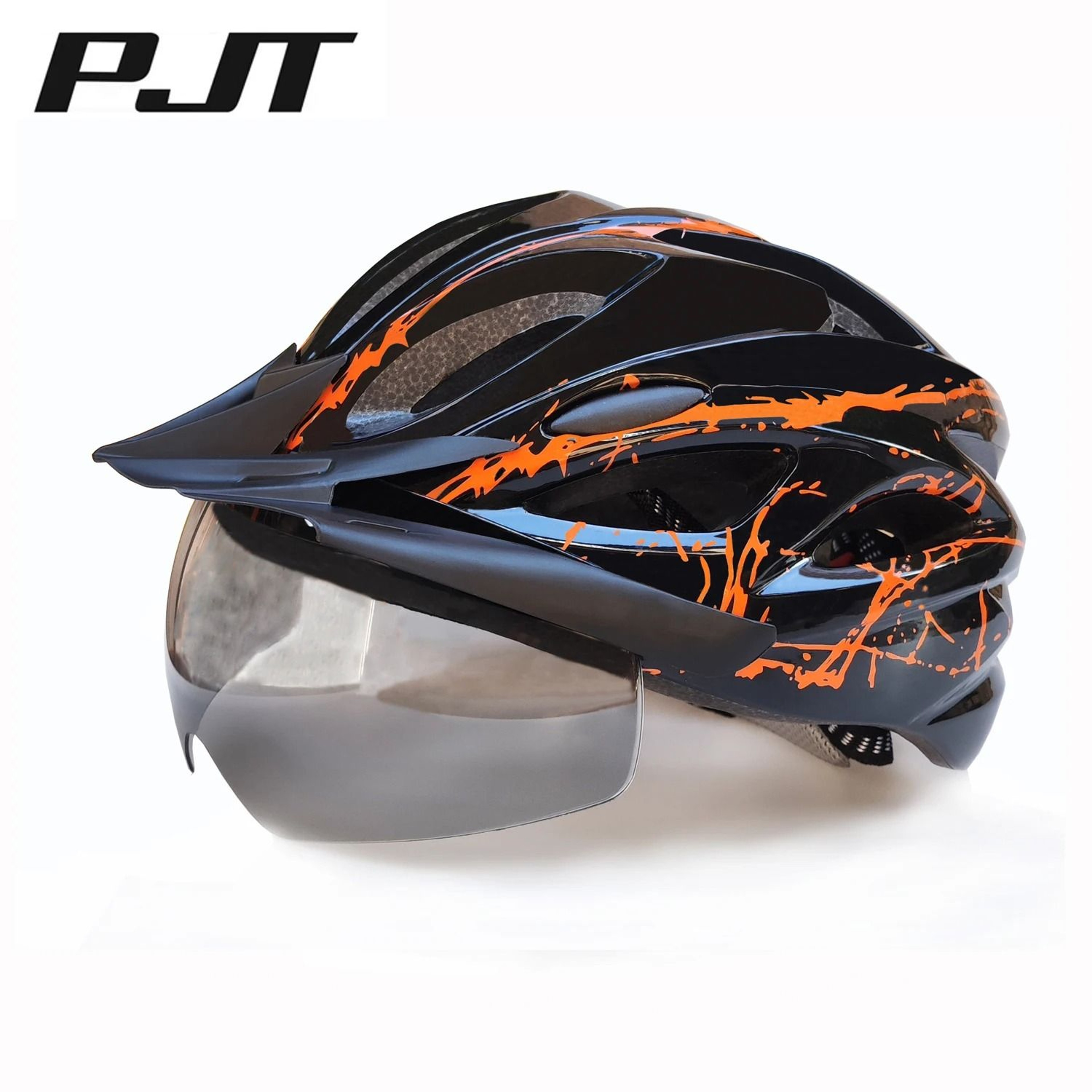 4in1 Lightweight Cycling Helmet With Detachable Sun Visor And Goggles For Road And Mountain Biking 9