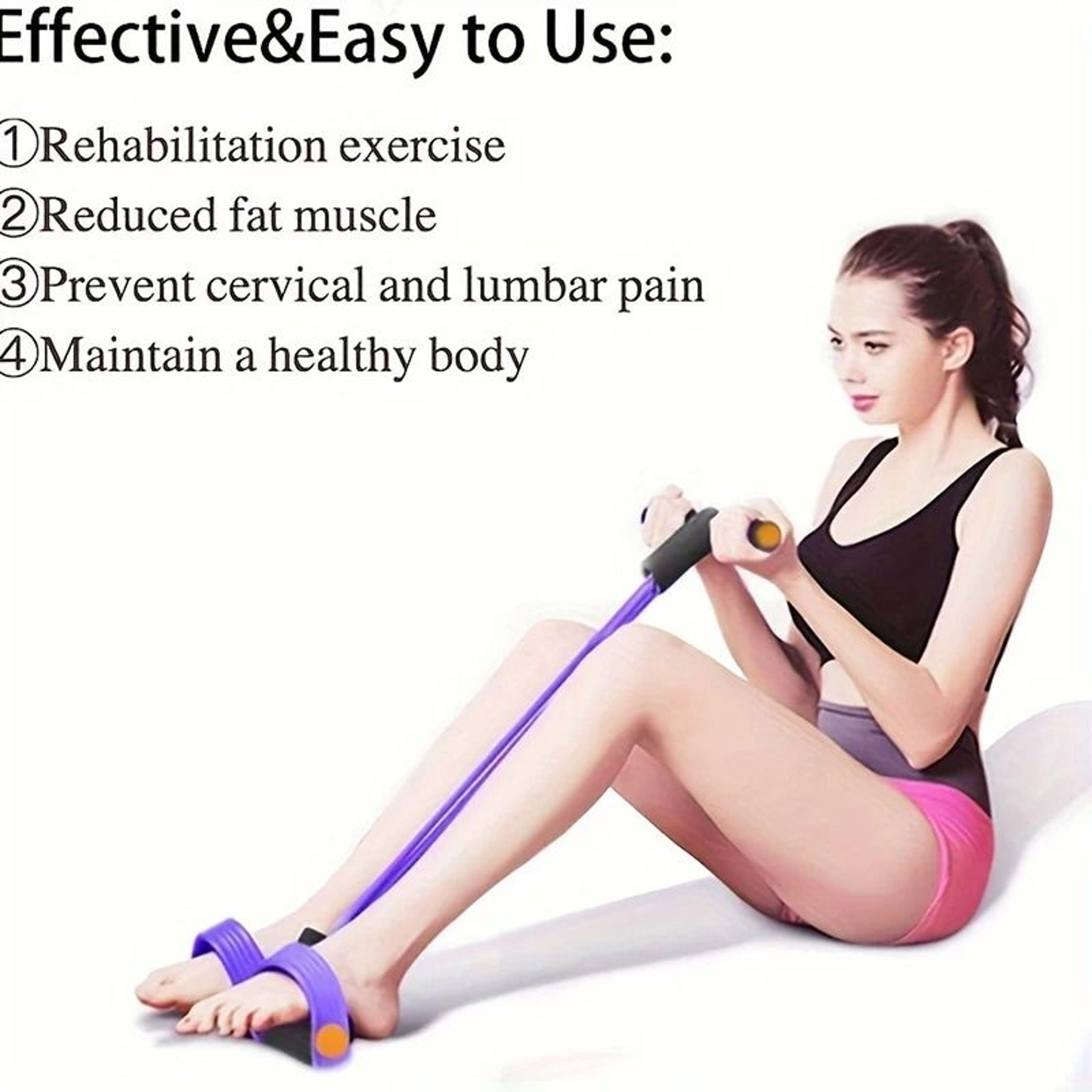SixTube Resistance Band Tensioner For FullBody Home Workouts 3