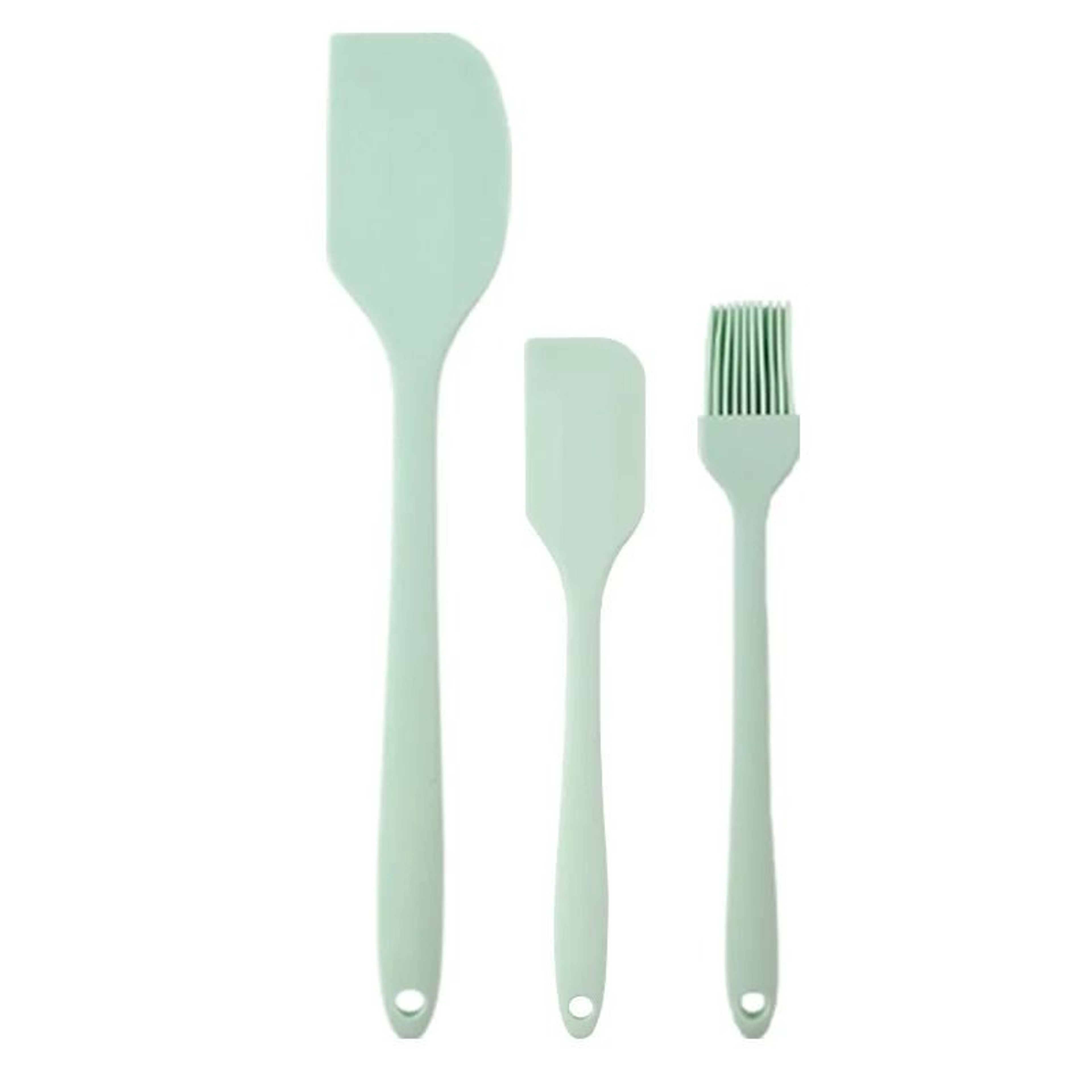 Silicone Spatula Set 3 Piece Non Stick Baking And Cooking Tools 6