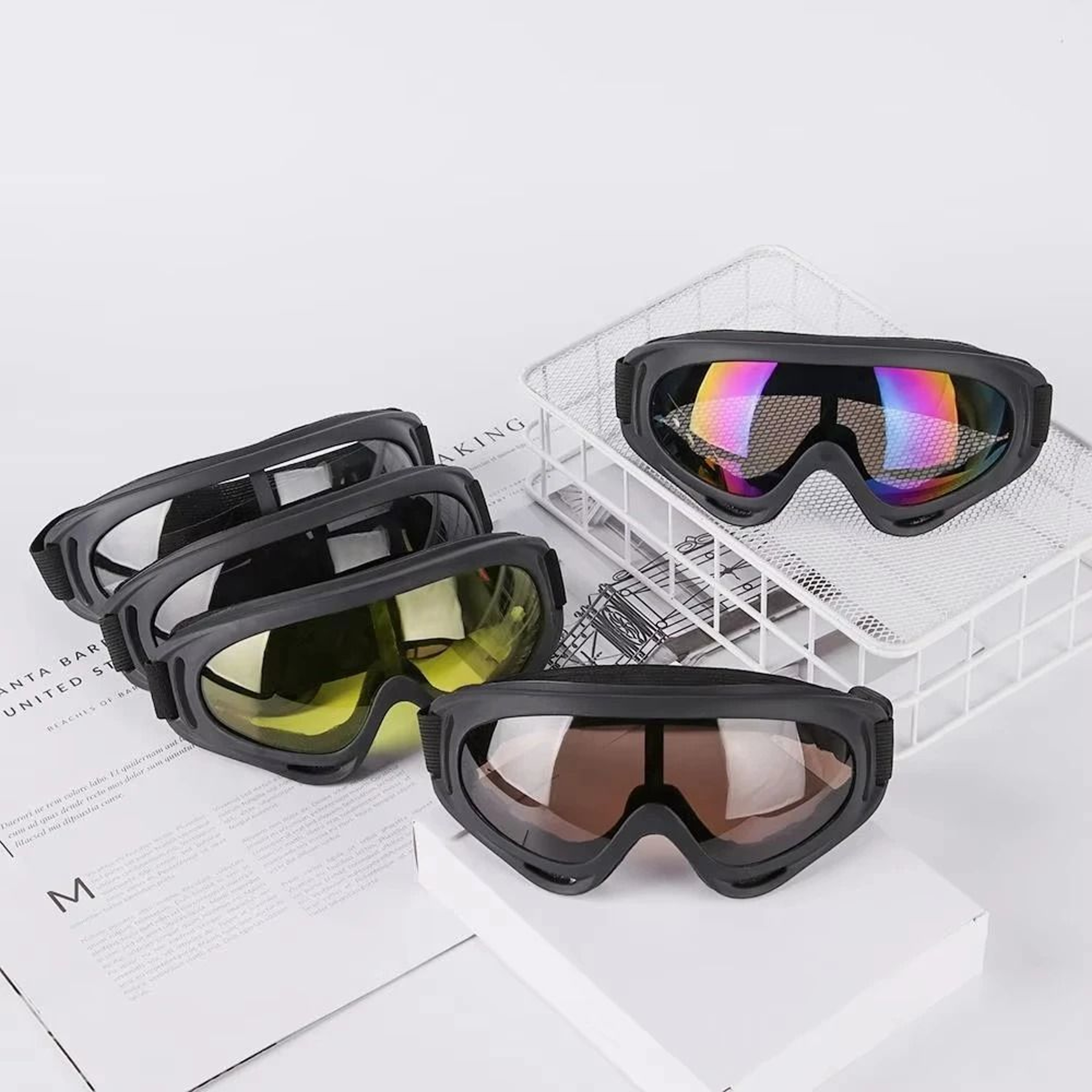 Winter Ski Goggles Windproof Anti Fog UV Protective Eyewear 2