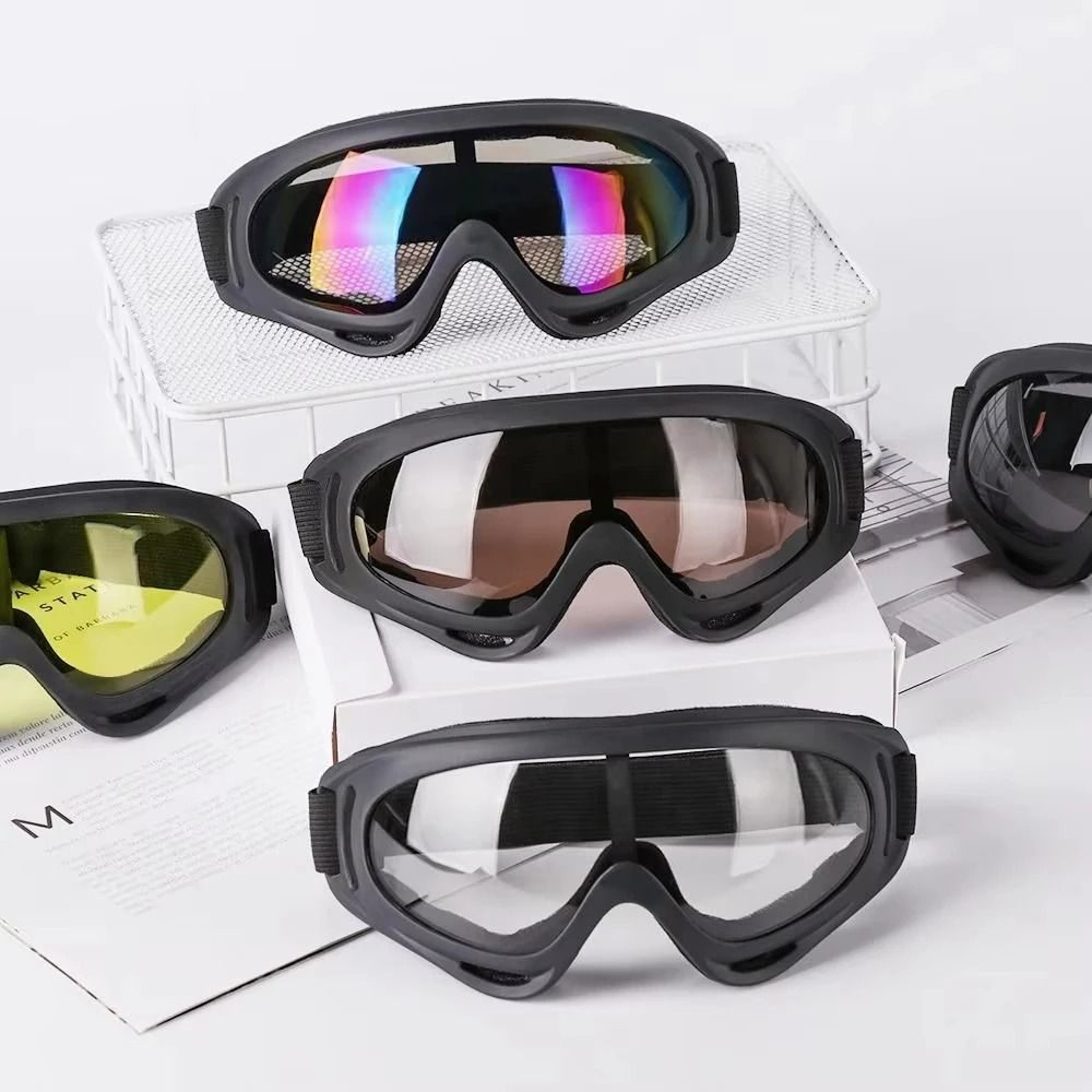Winter Ski Goggles Windproof Anti Fog UV Protective Eyewear 3