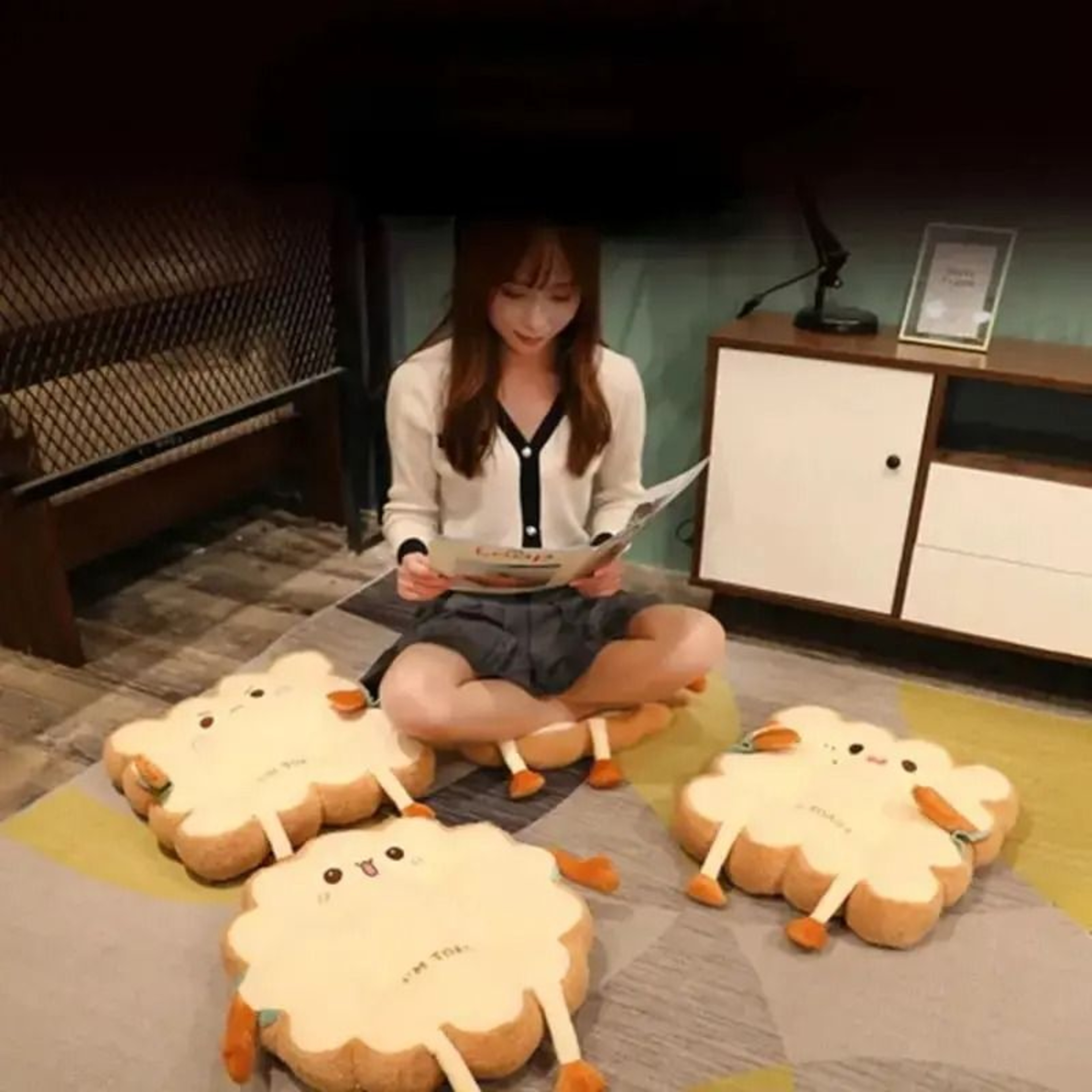 Toast Plush Seat Cushion 2