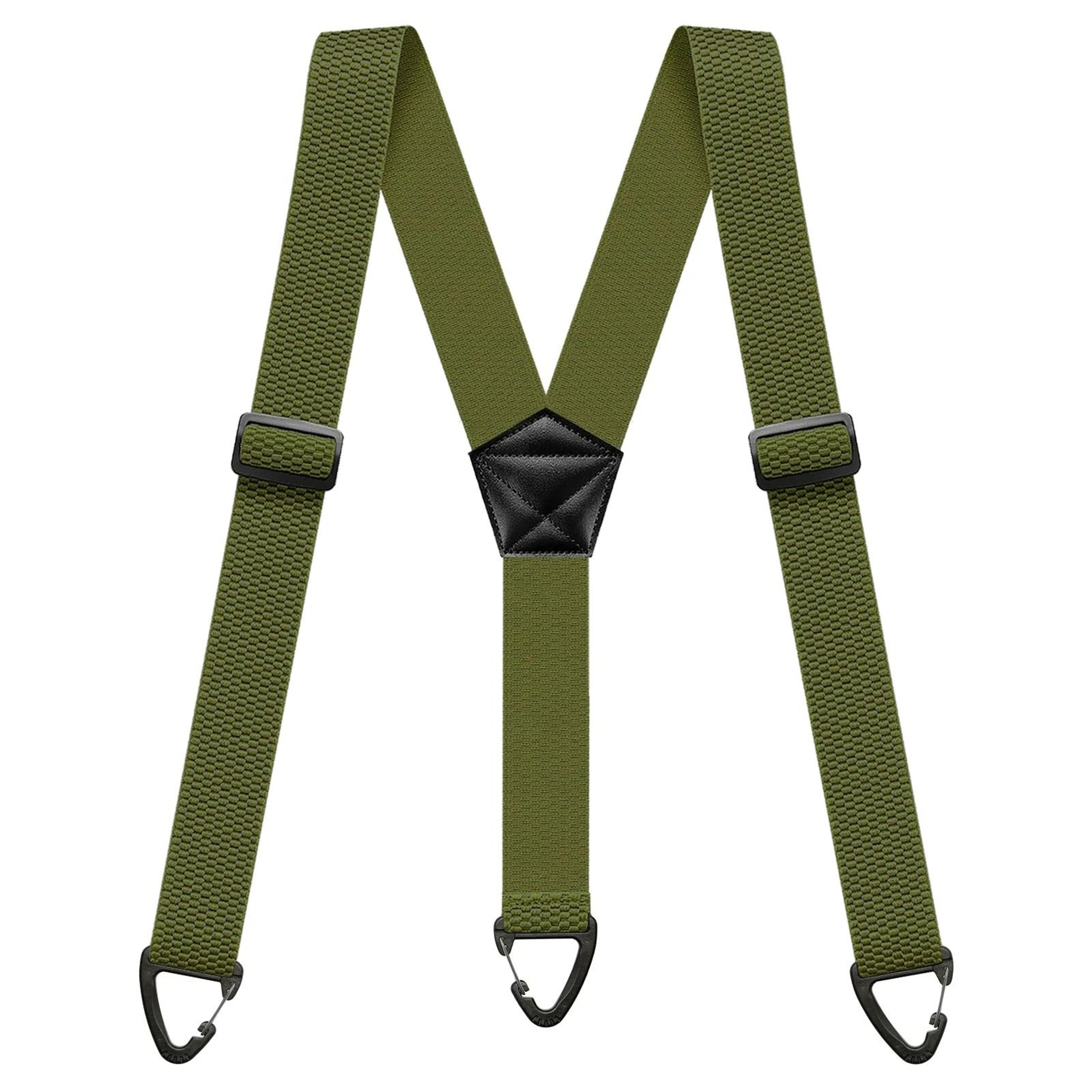 Hidden Suspenders For Men  Heavy Duty UnderClothing Y Back Suspenders With Snap Loops 10