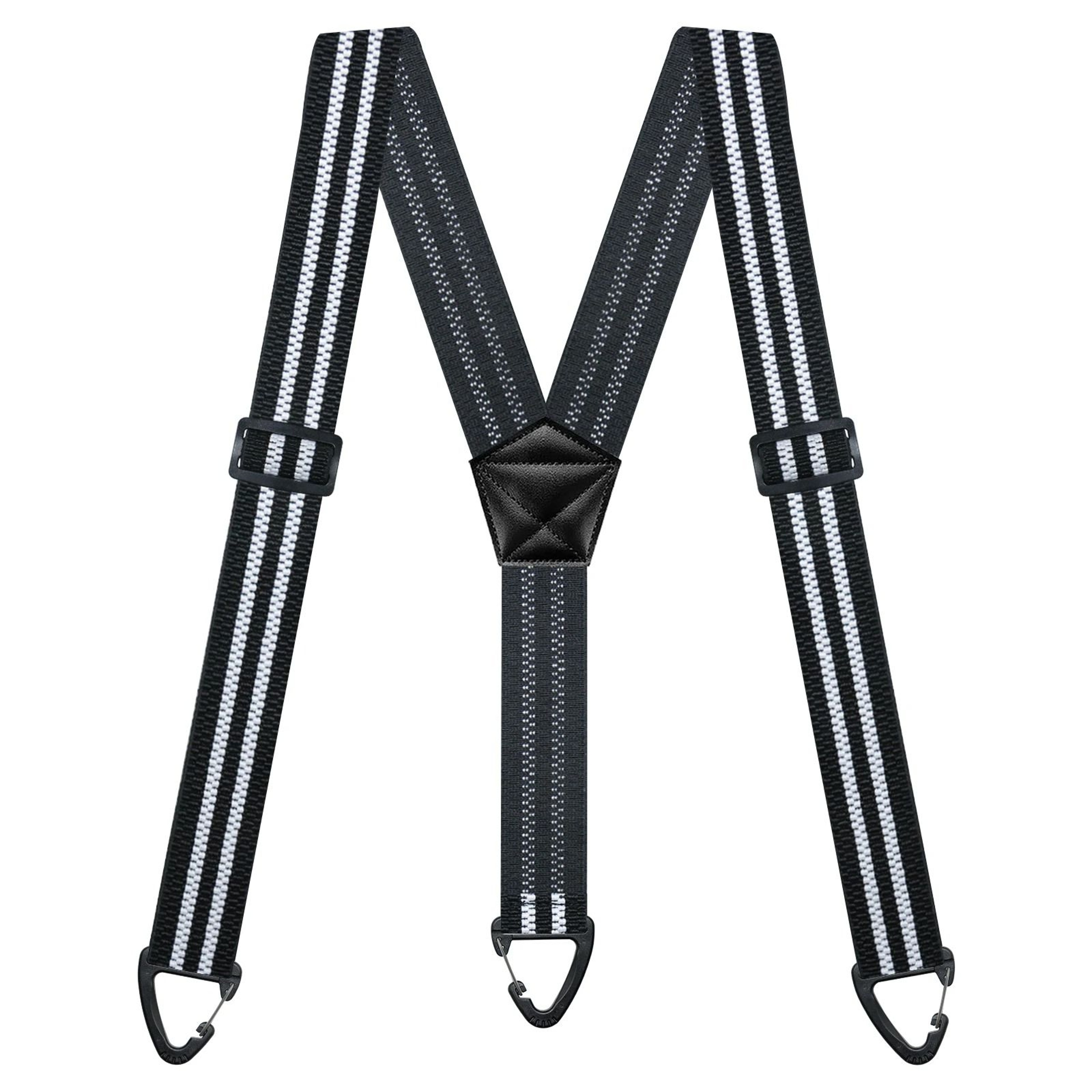 Hidden Suspenders For Men  Heavy Duty UnderClothing Y Back Suspenders With Snap Loops 16