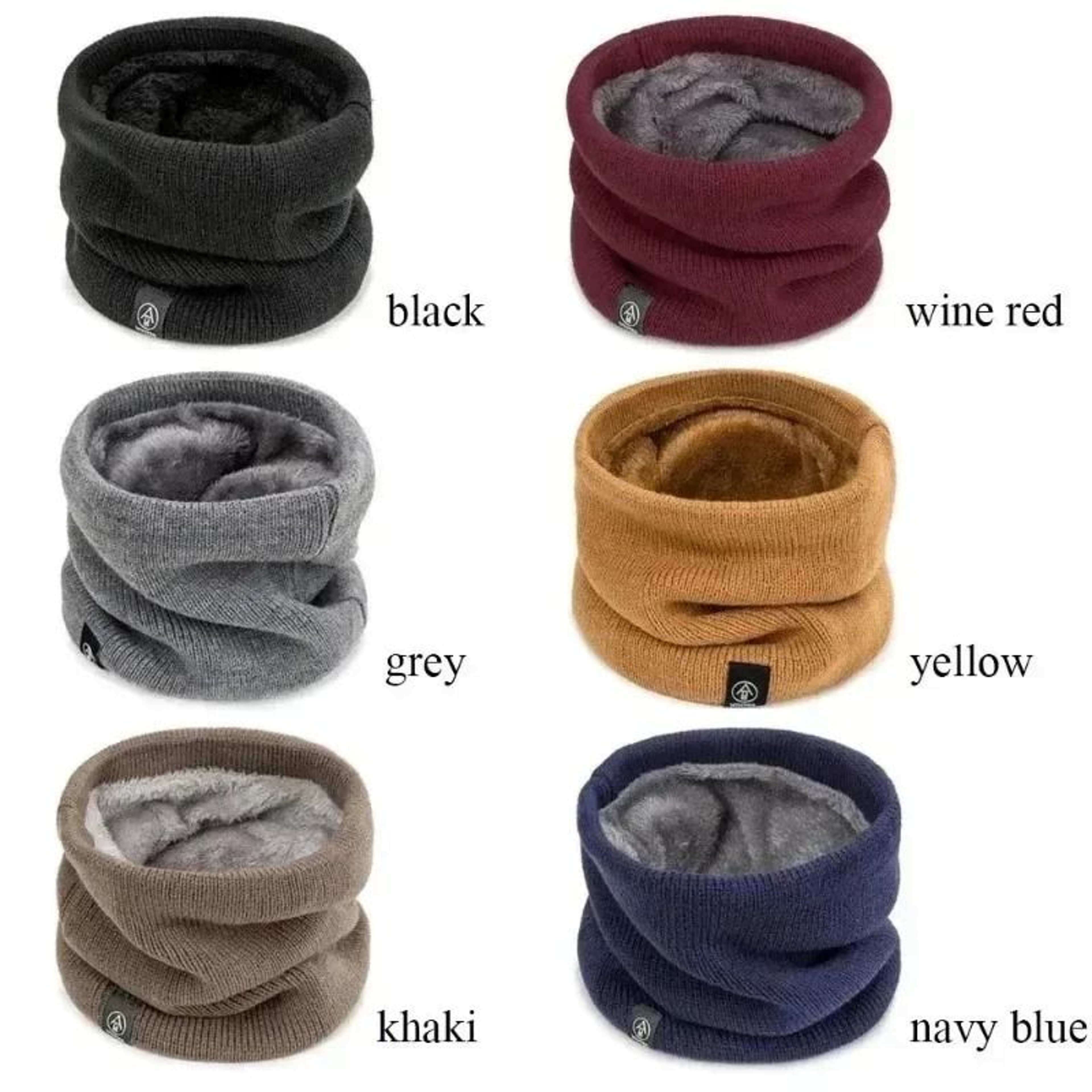 Knitted Neck Warmer Soft Winter Sports Scarf 2