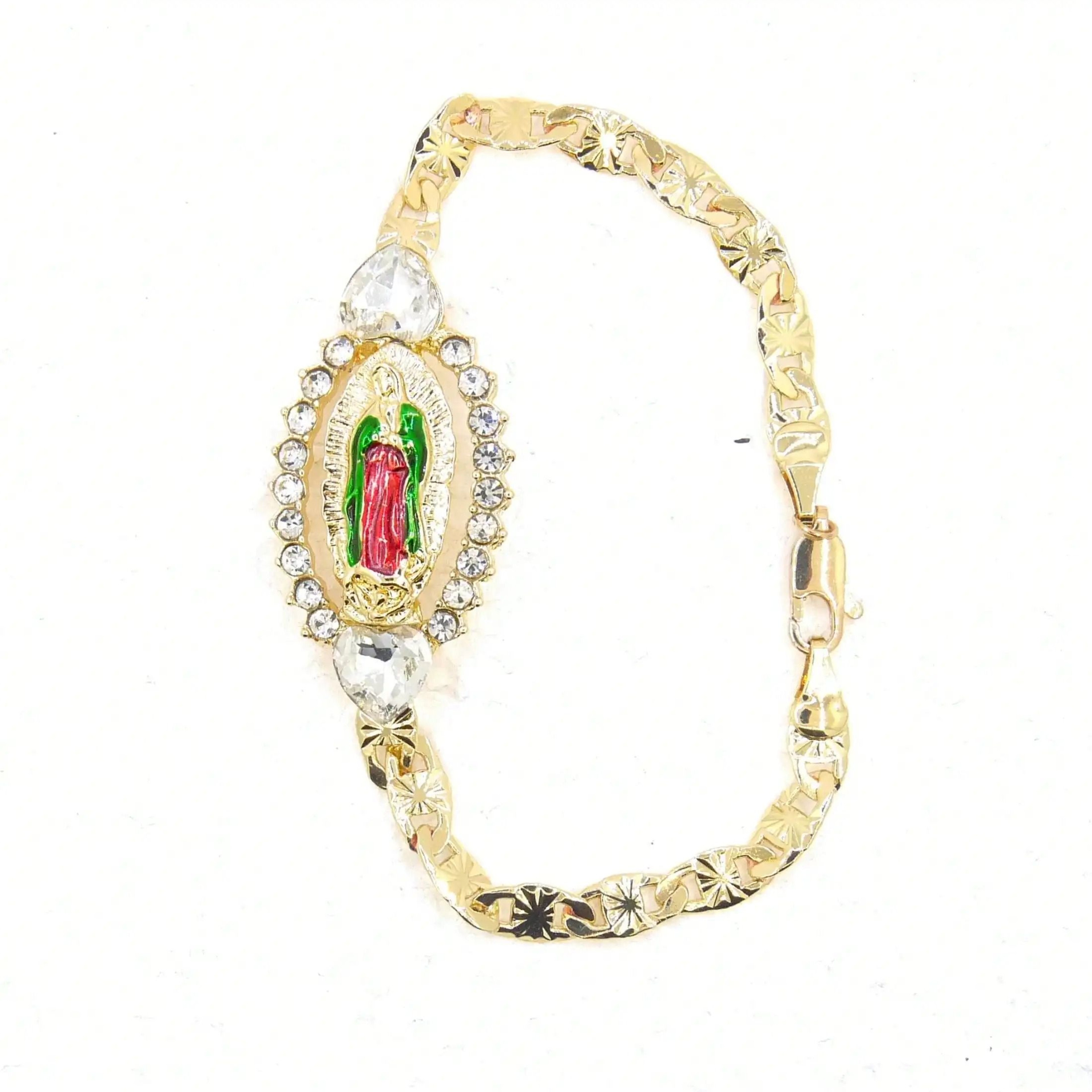 Gold Plated Religious Bracelet For Women 4