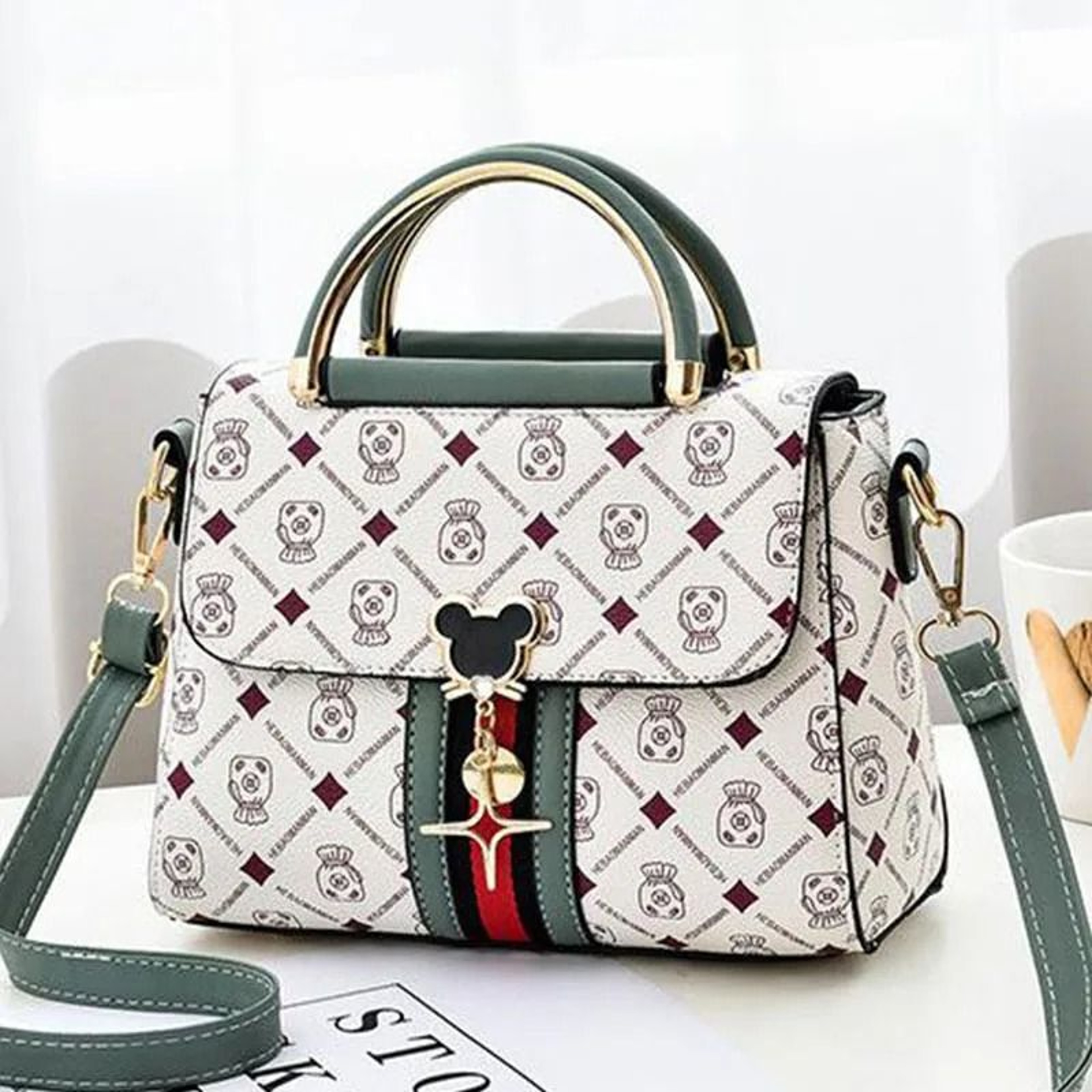 Women Premium Pattern Shoulder Bag 0