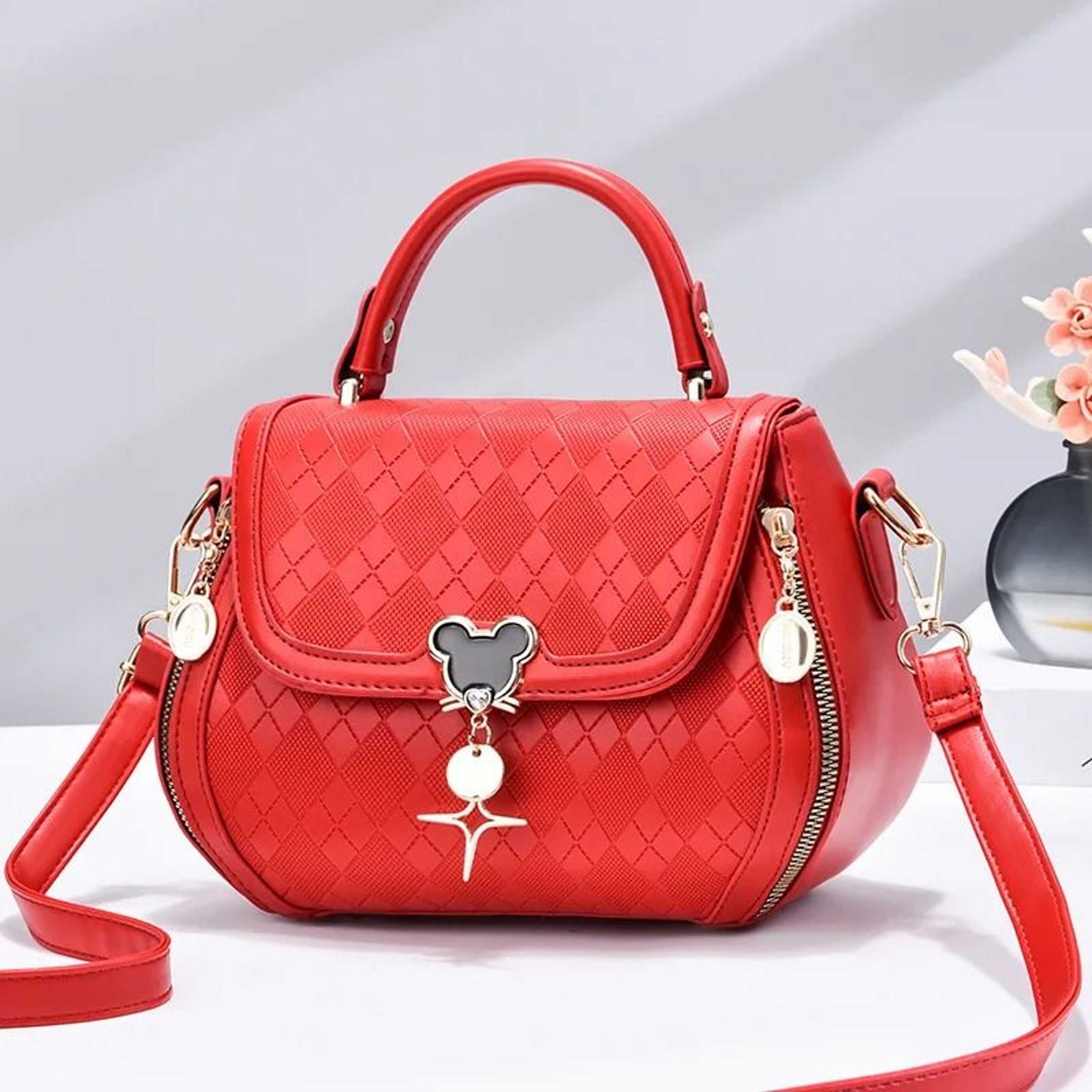 Womens Elegant Shoulder And Tote Handbag 6