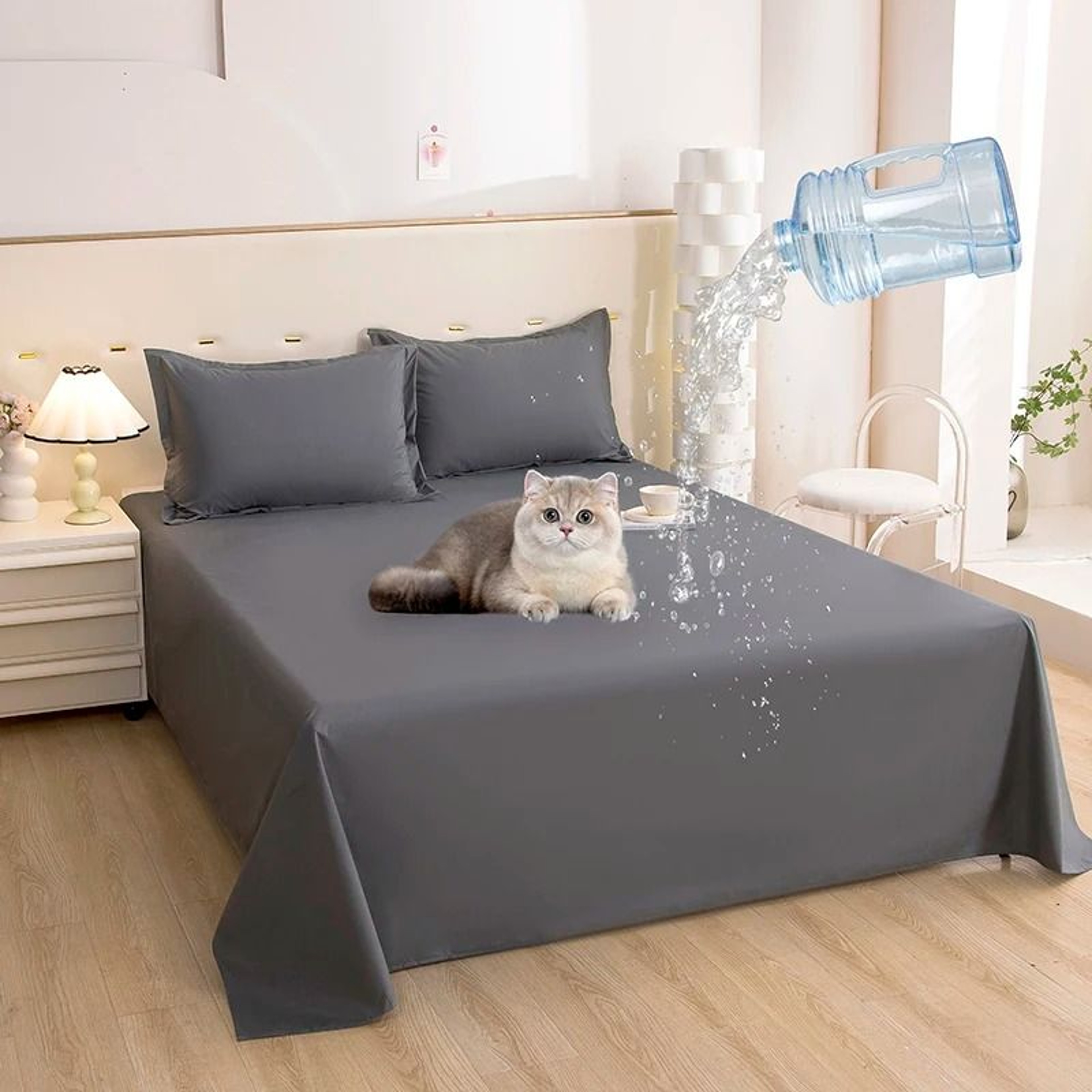 Waterproof TPU Bed Sheet Pad For Mattress Protection For Babies Adults And Spa Use 3