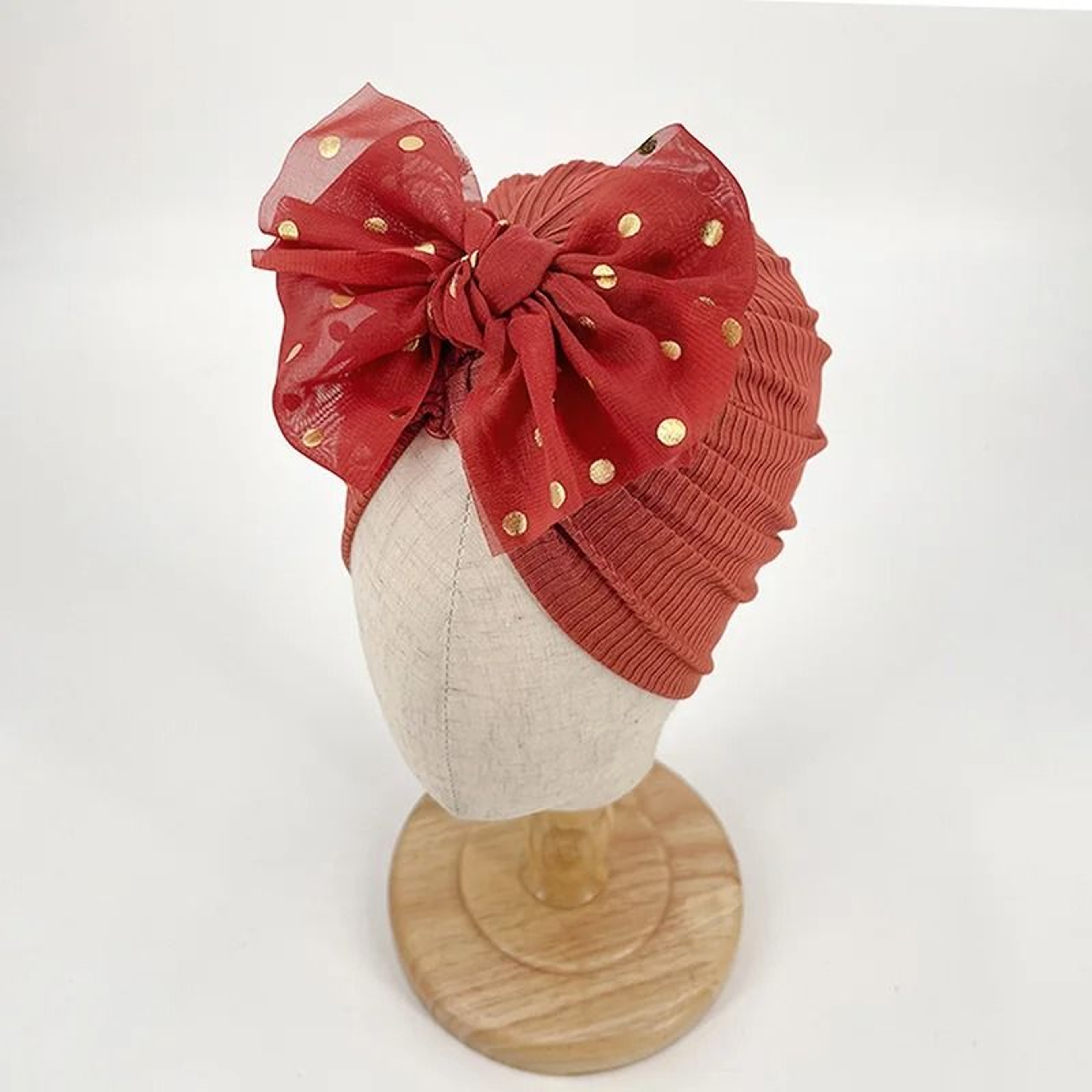 Lovely Shiny Bowknot Baby Hat 2