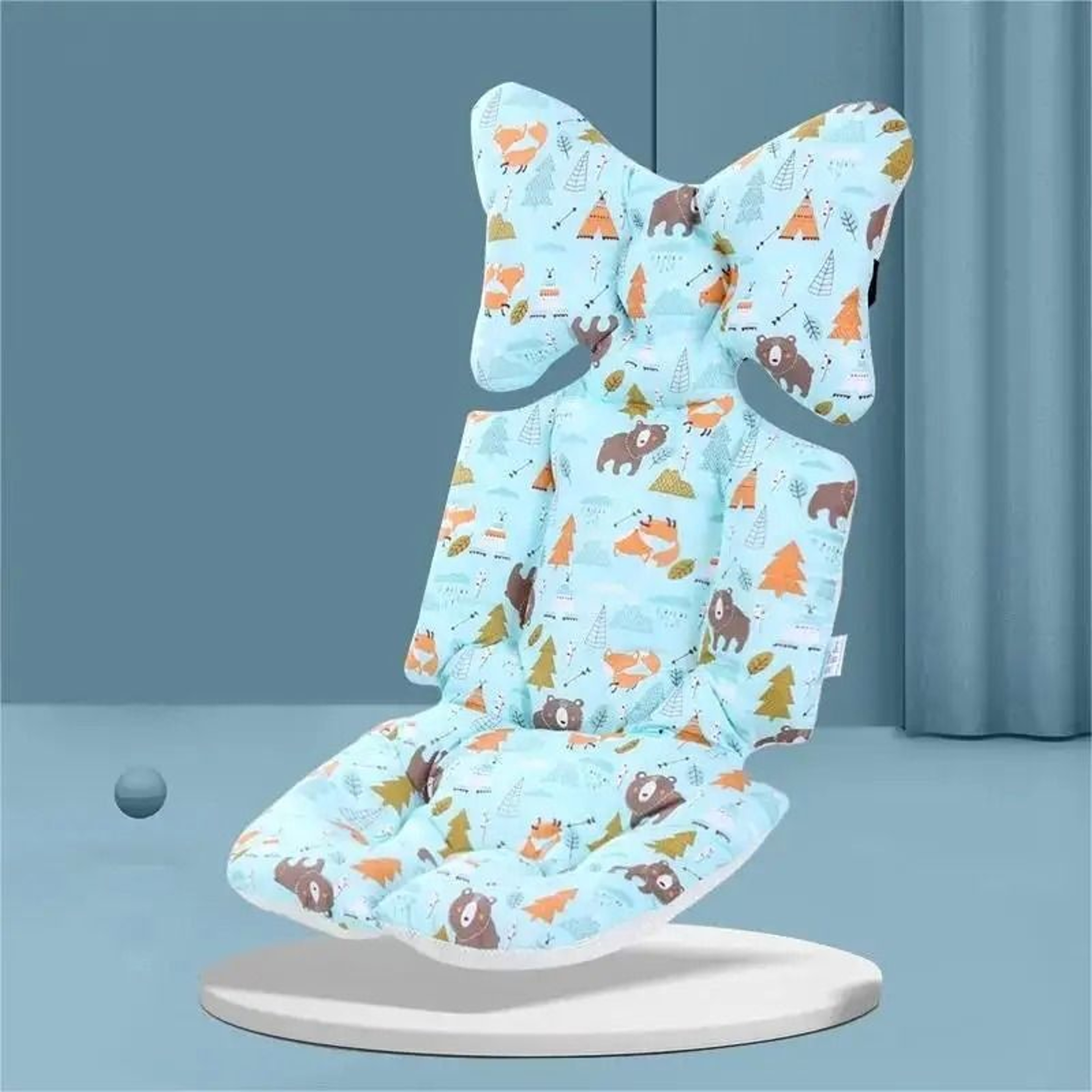 Universal Cotton Baby Stroller And High Chair Cushion Liner 13