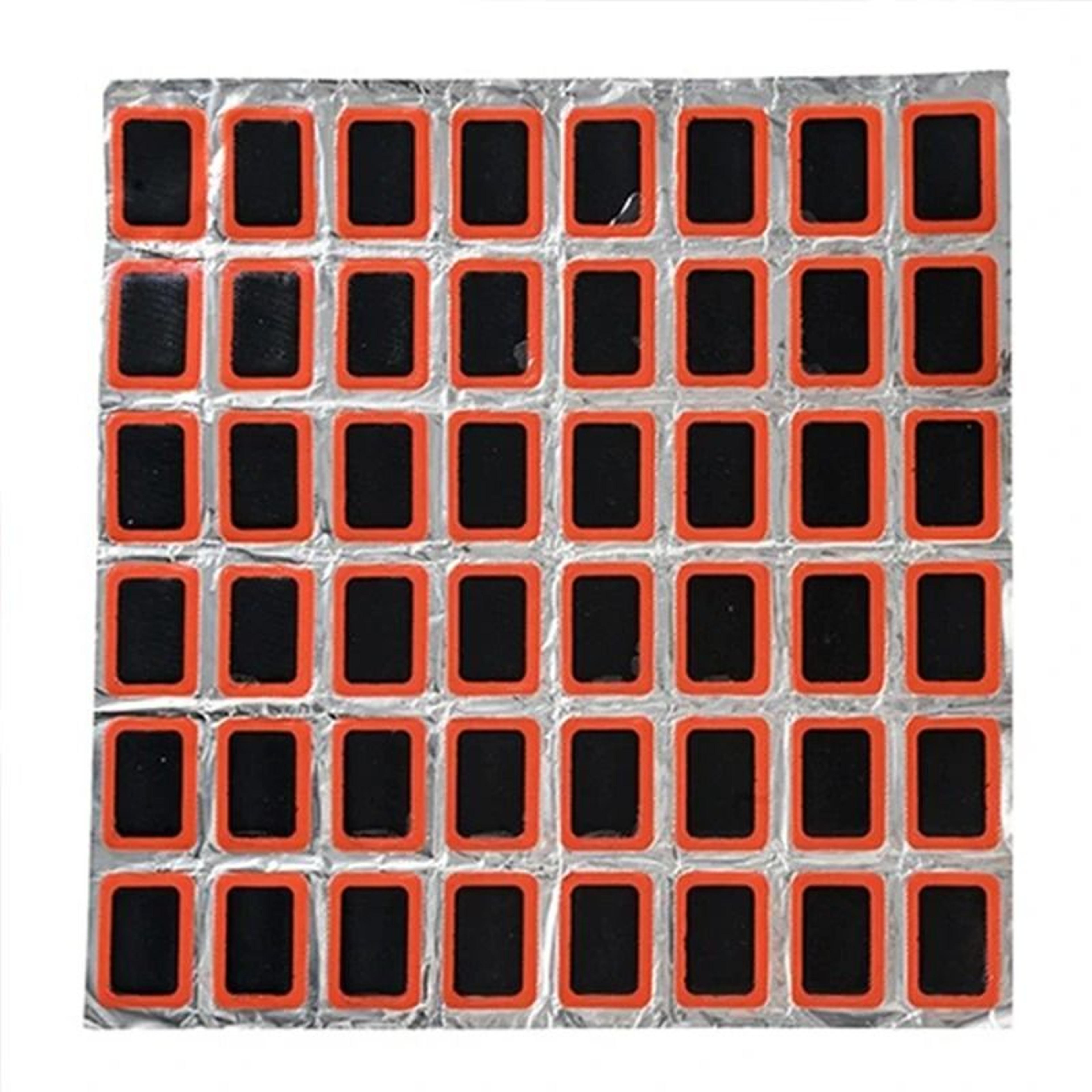 Bicycle Tire Repair Patch Set 48 Piece Glue Free Quick Repair Kit 7