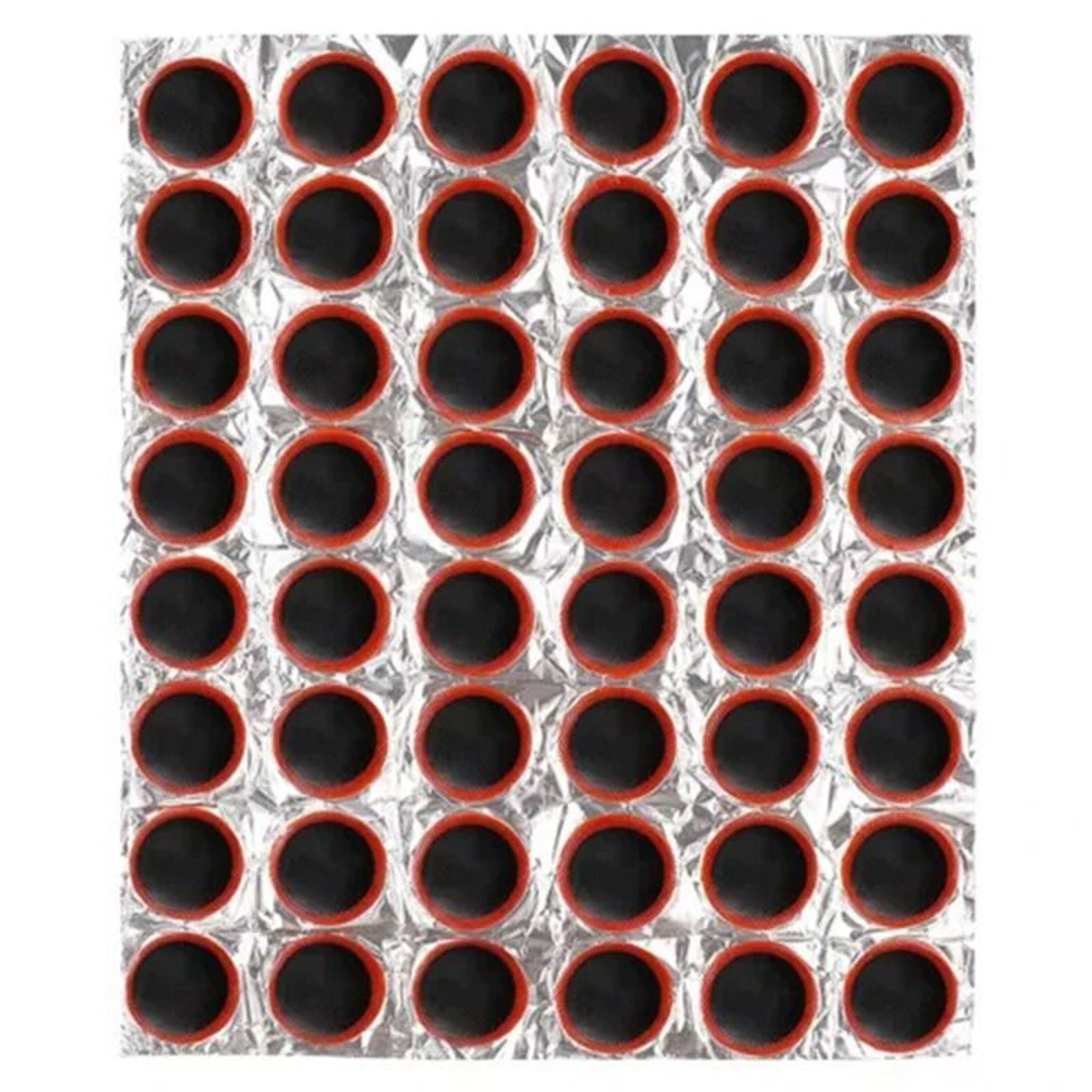 Bicycle Tire Repair Patch Set 48 Piece Glue Free Quick Repair Kit 8