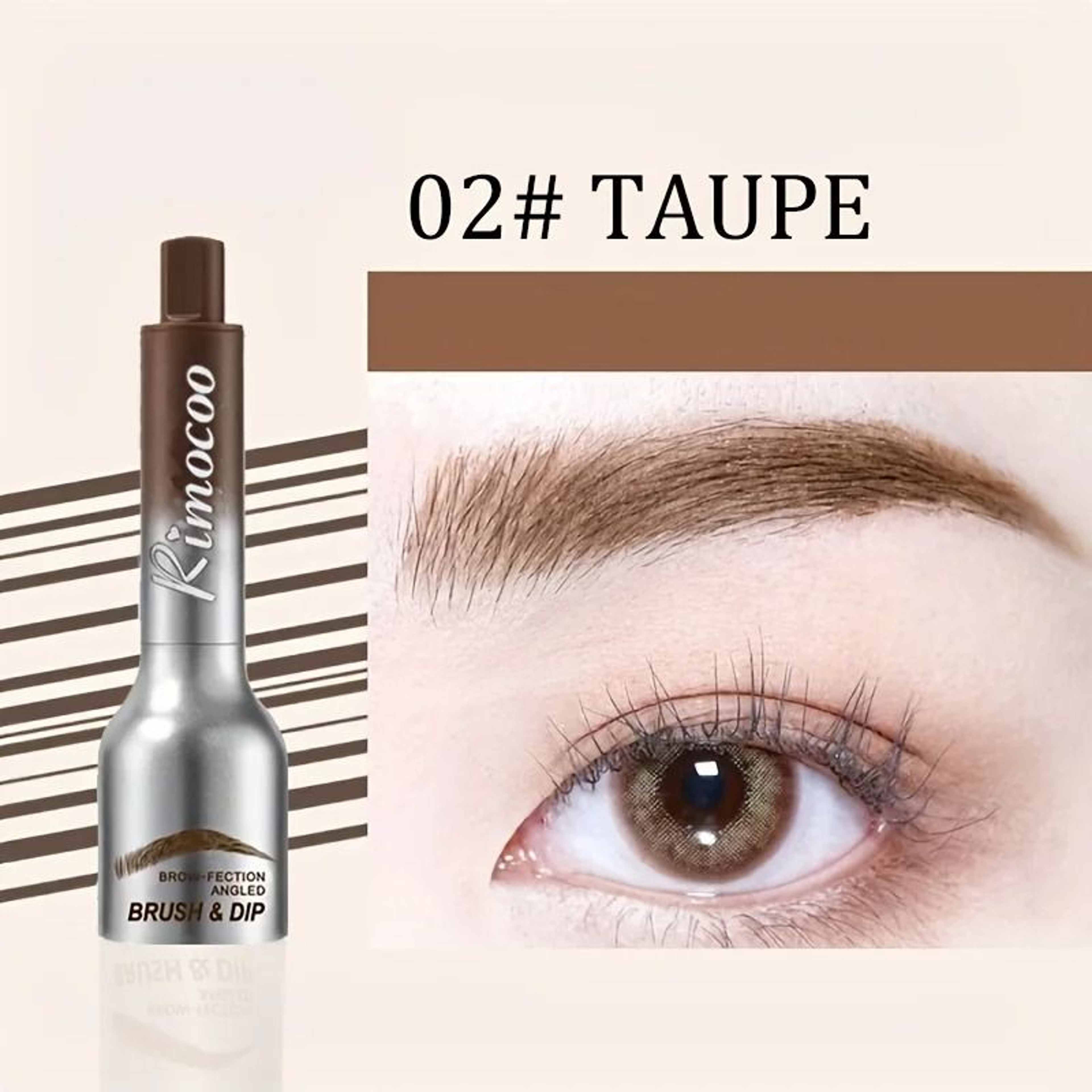 Waterproof LongLasting Eyebrow Tint Cream With Brush 7