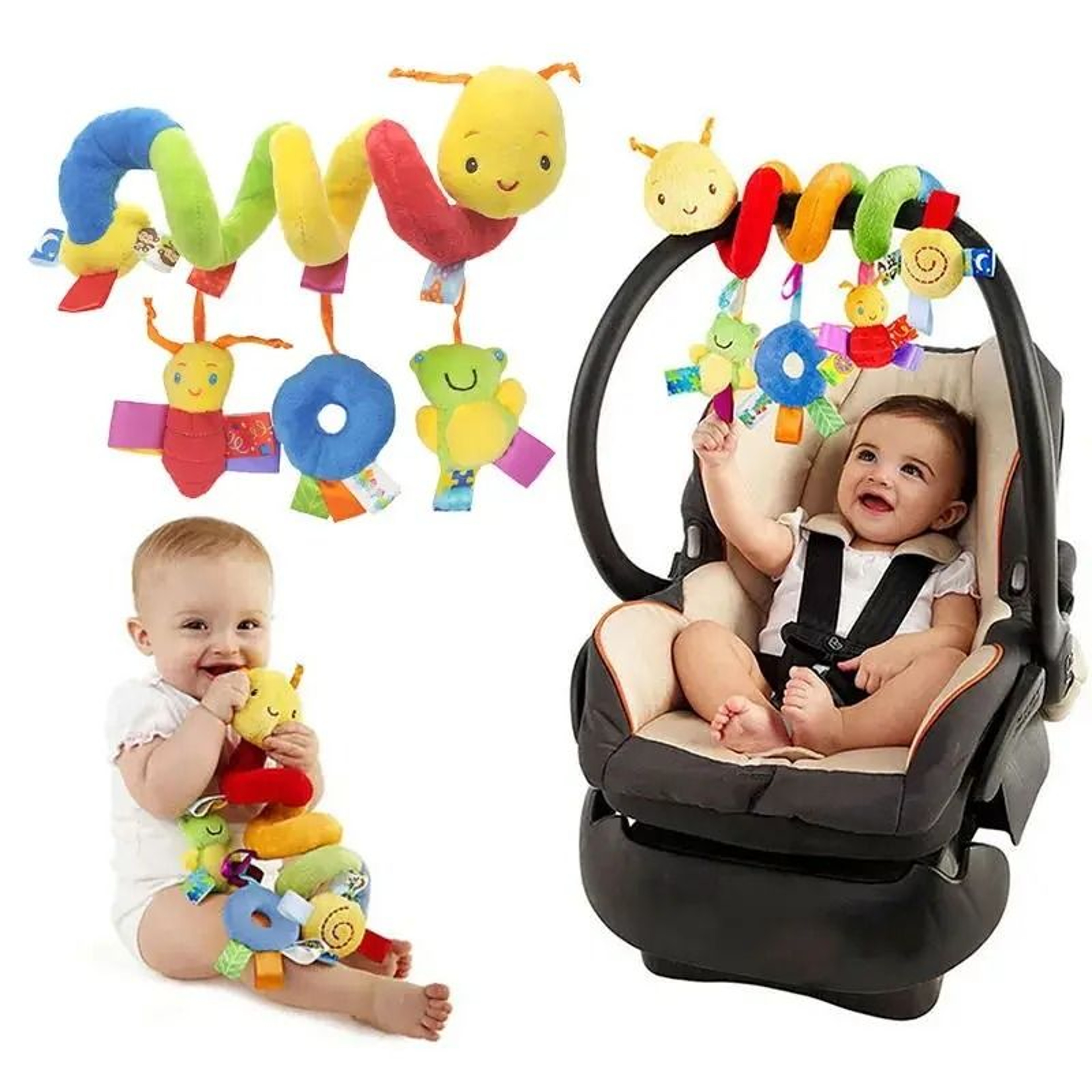 Baby Crib Hanging Spiral Toy For Cribs Strollers And Car Seats 0