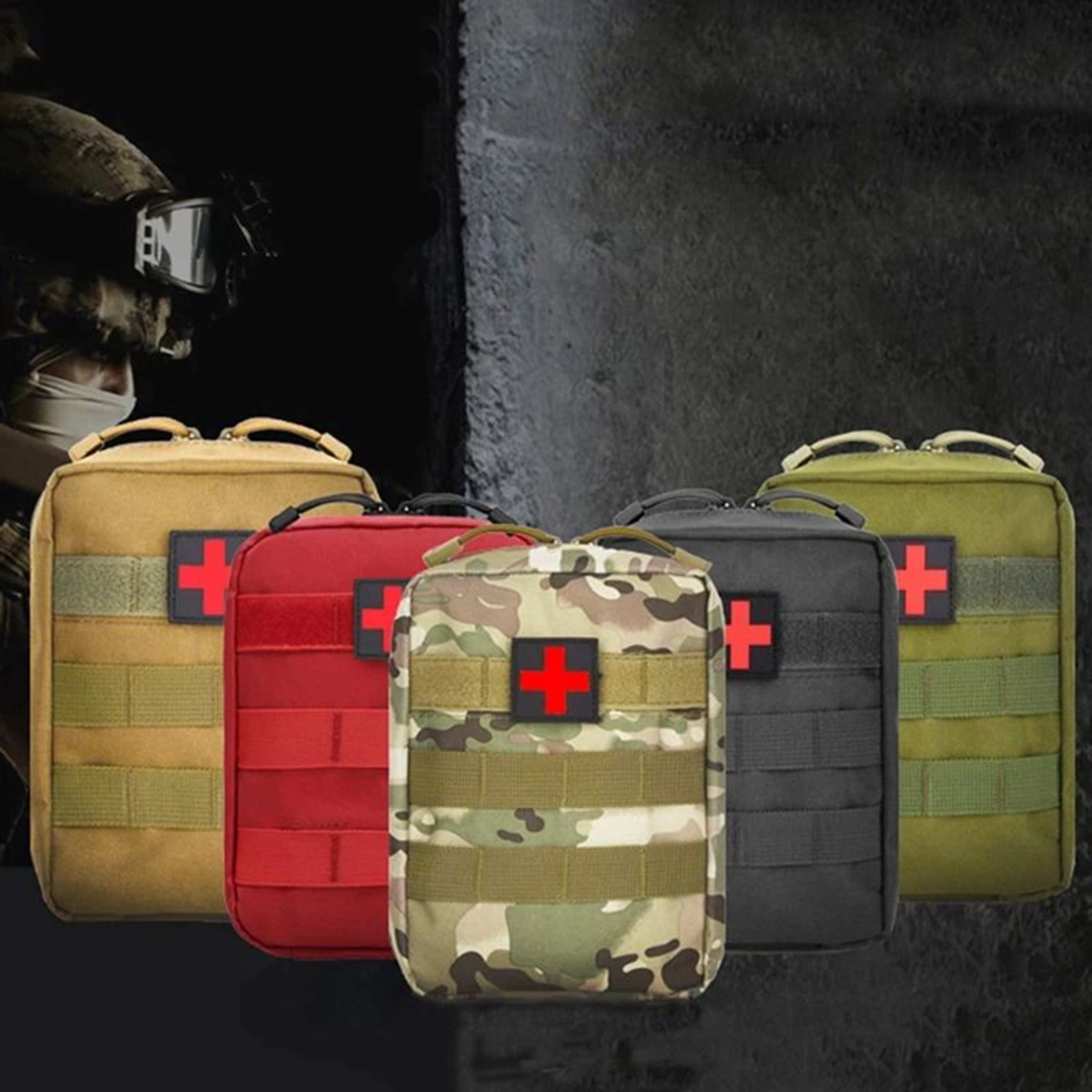 Outdoor First Aid Molle Medical Pouch For Survival EDC And Emergency Gear 2