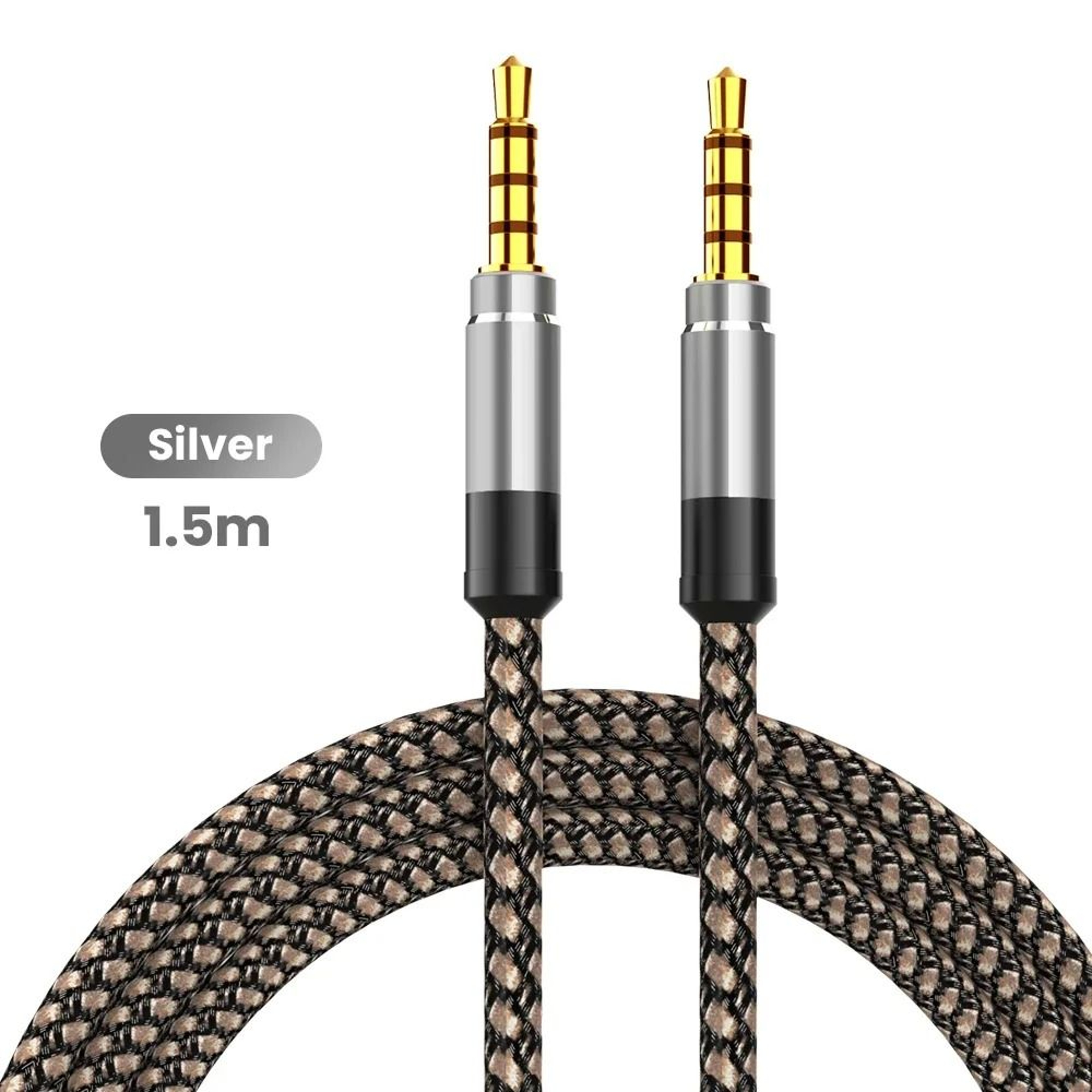 35 Mm Audio Cable Nylon Braided AUX Cord For Phones Car Stereo And Headphones 6