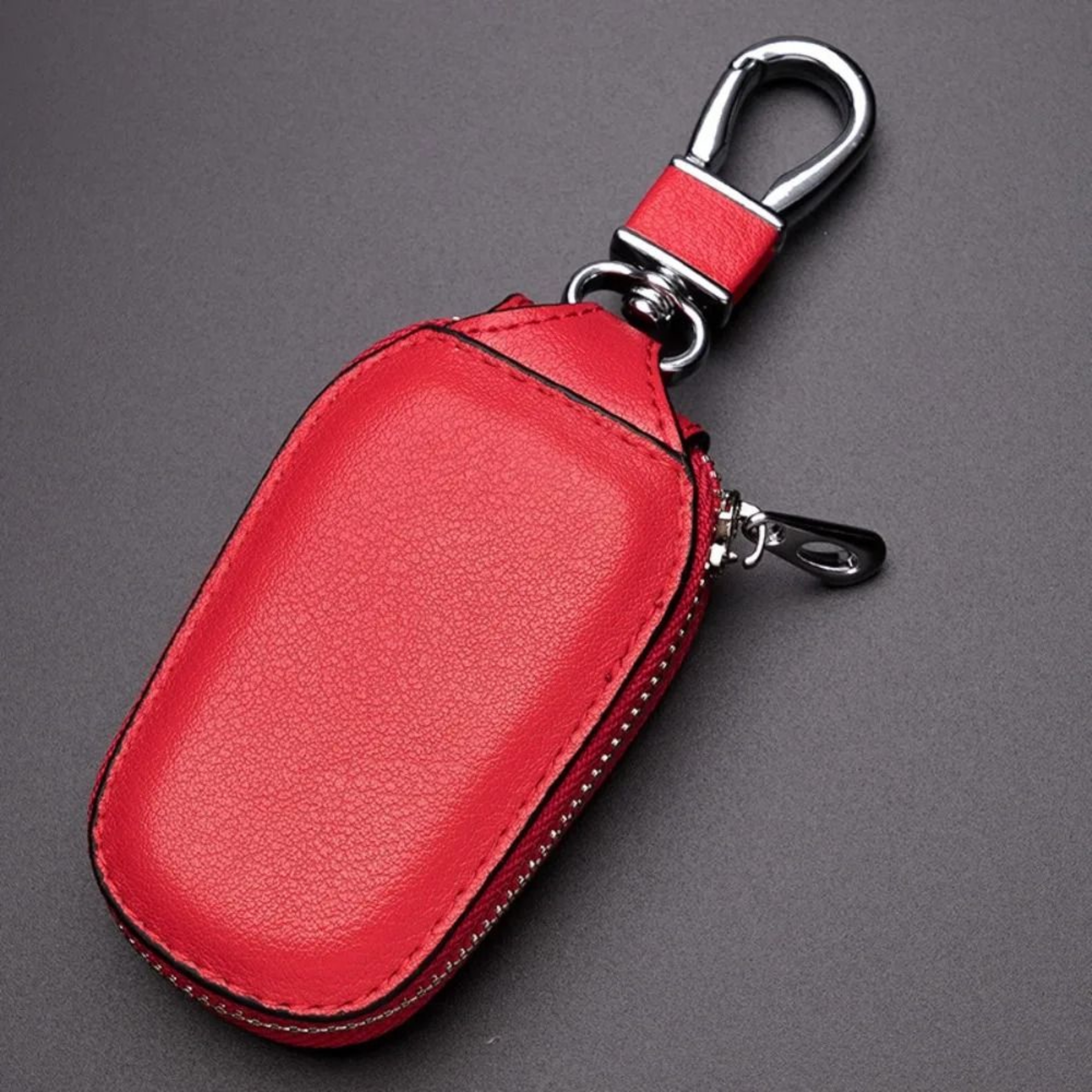Leather Key Holder Case Keychain Wallet Organizer For Car Keys And House Keys 10