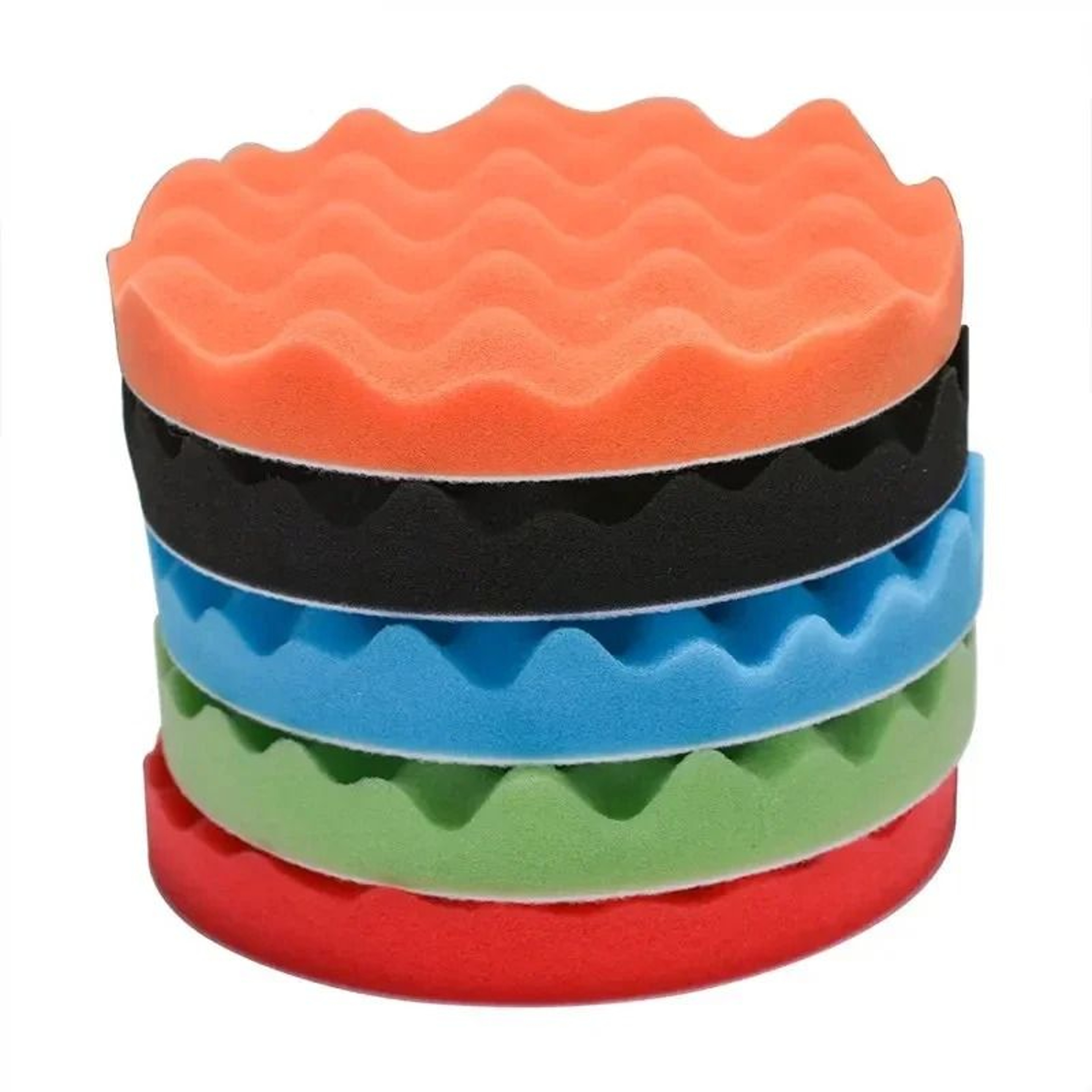 Car Polishing Pad Set 5 Piece Foam Buffing And Waxing Kit 3
