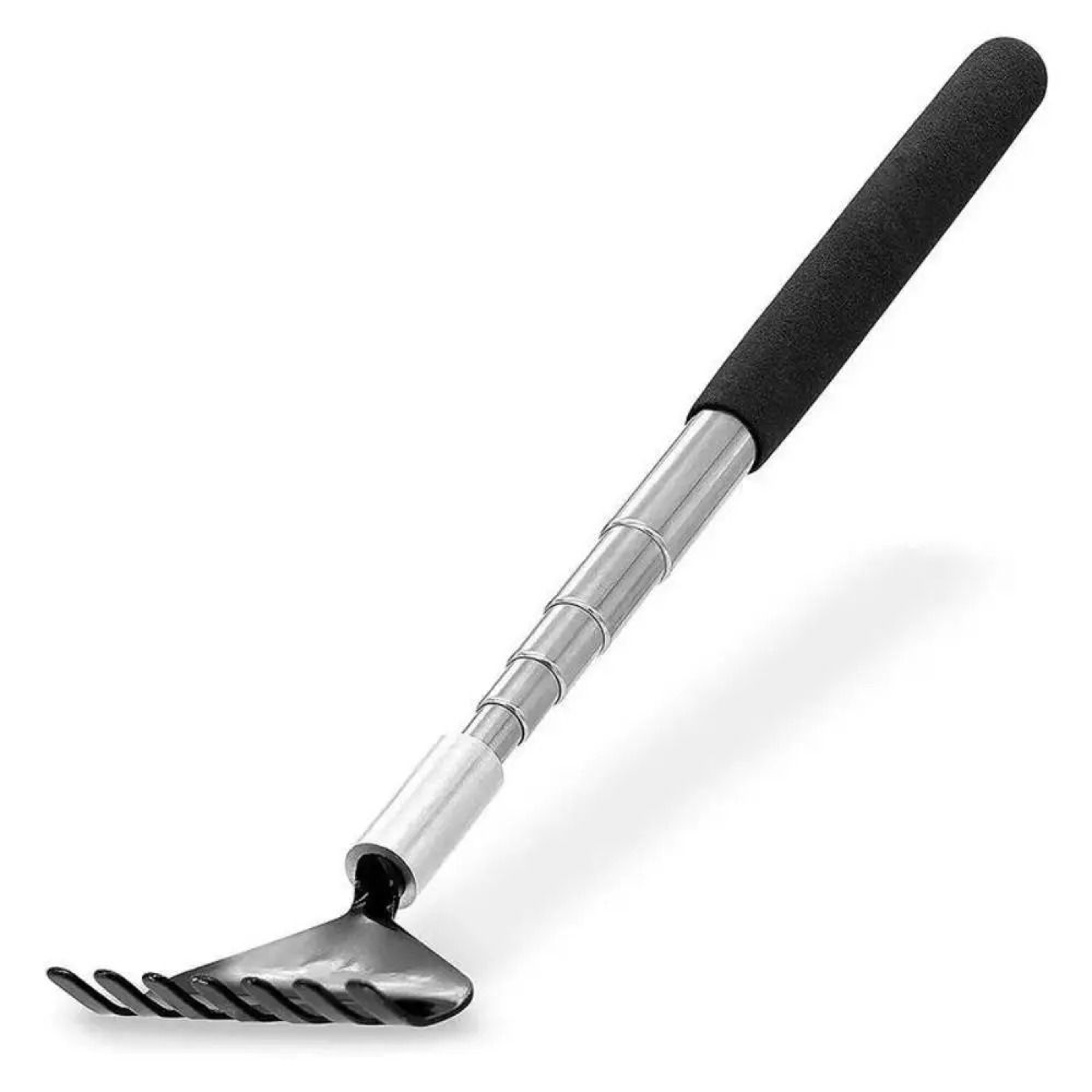 Telescopic Stainless Steel Back Scratcher Massager With Carrying Bag 1