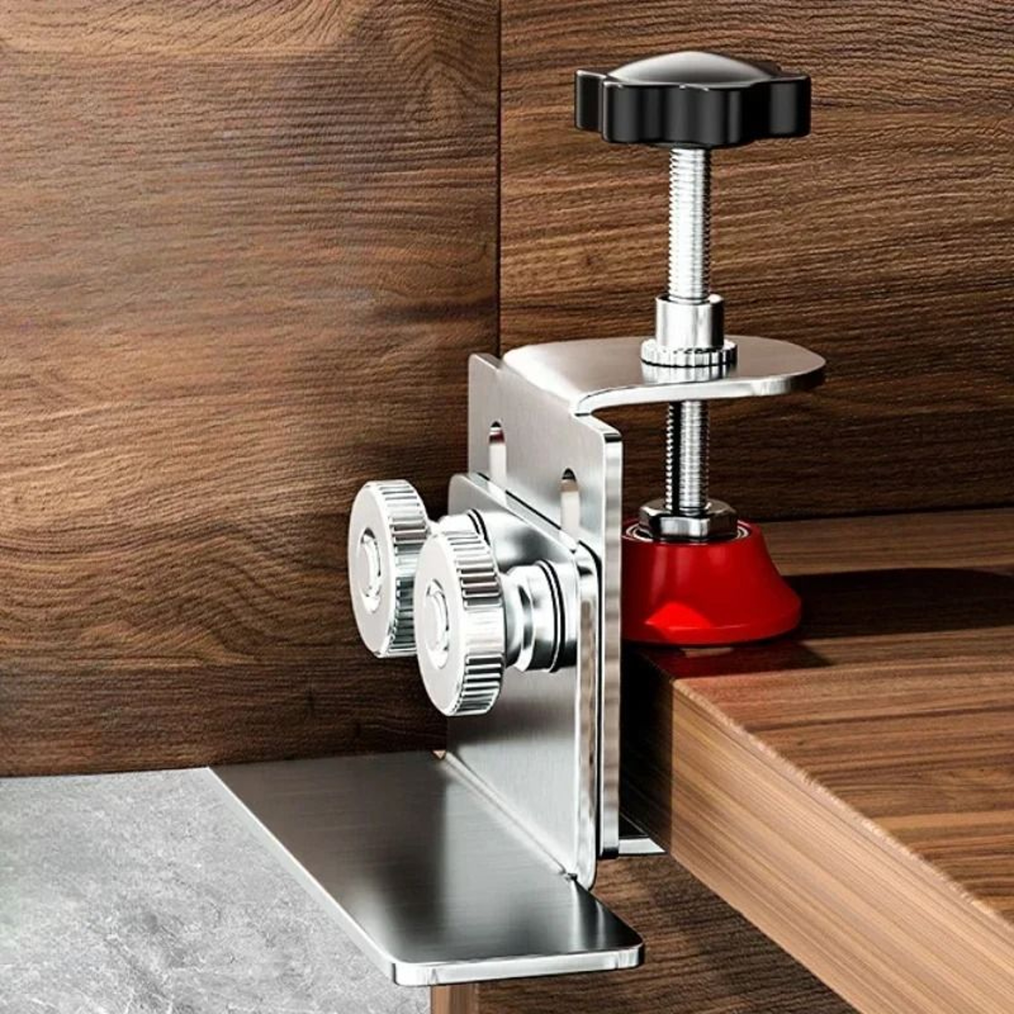Stainless Steel Cabinet Door Installation Locator Jig 2