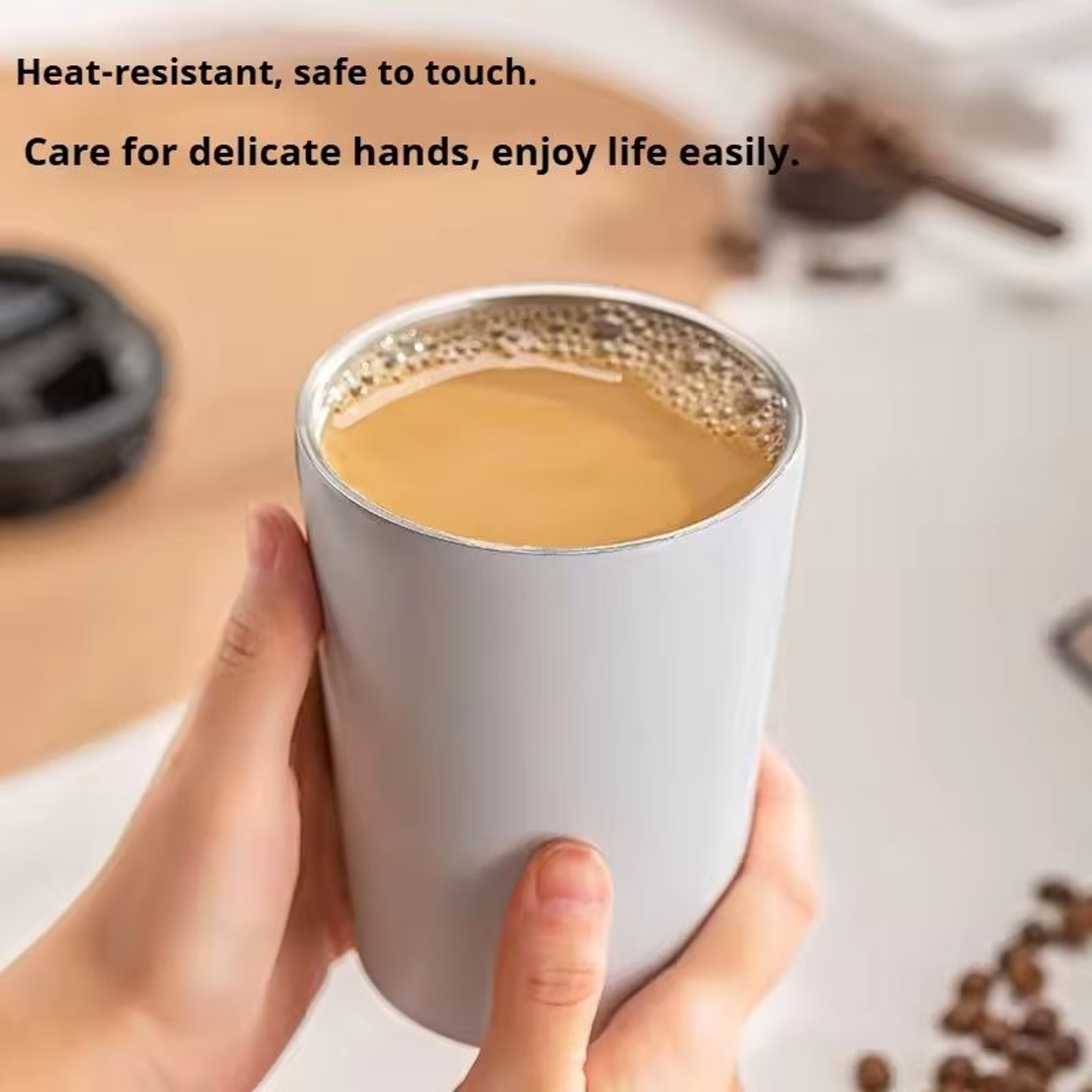 12 Oz Stainless Steel Insulated Travel Coffee Mug With Non Slip Base And Leak Proof Lid 4