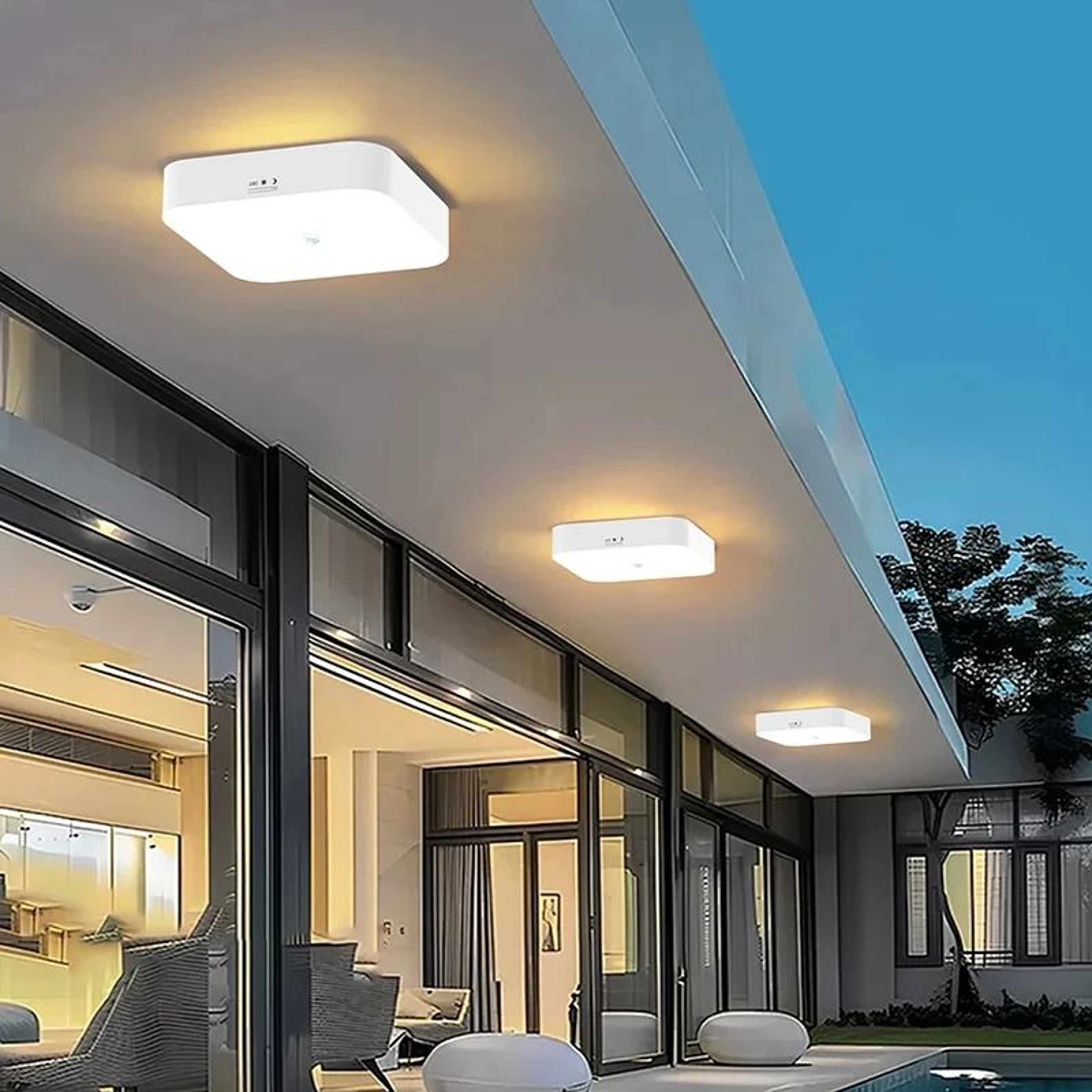 Wireless Motion Sensor Ceiling Light With Auto On Off And 100 Degree Detection For Closets And Pant 4