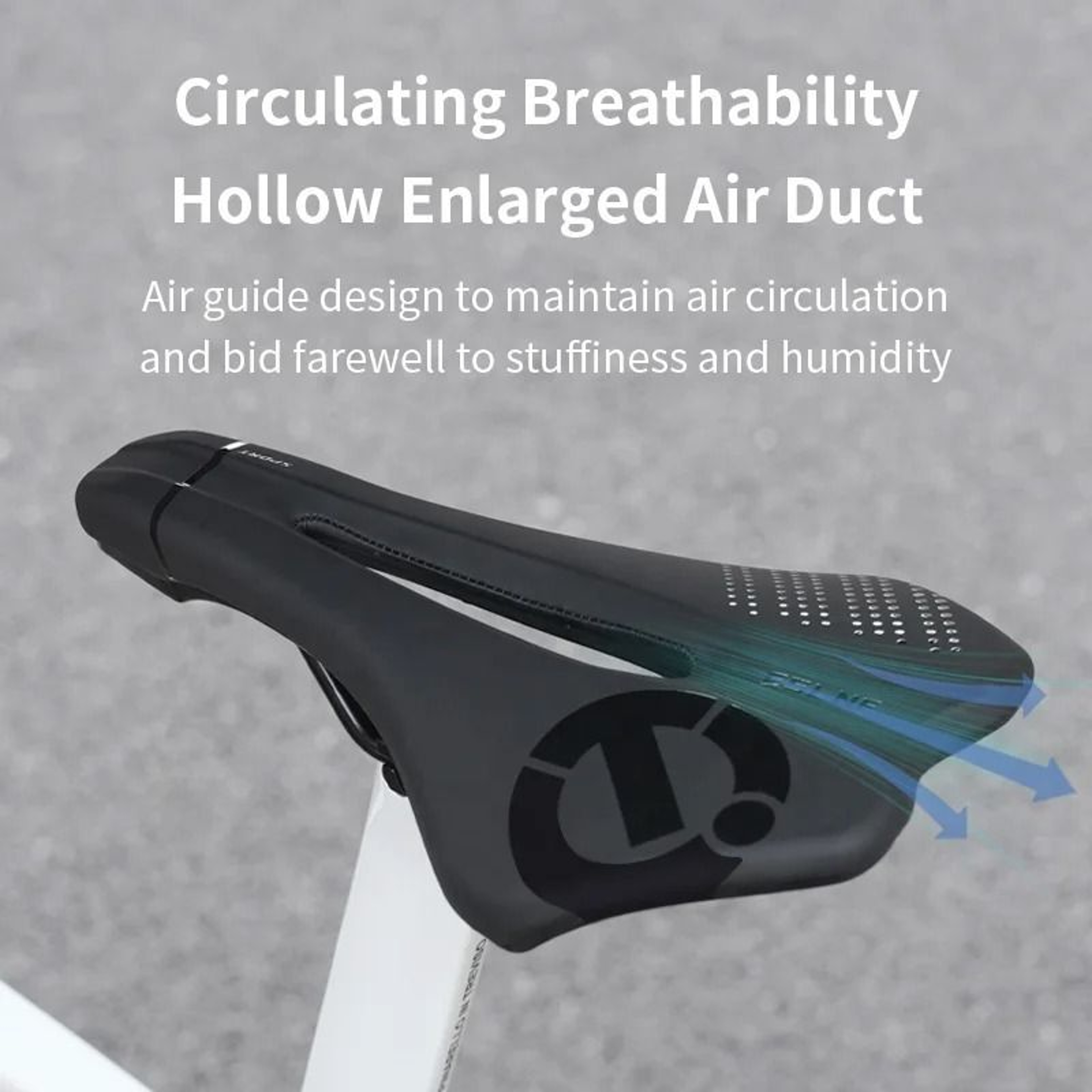 Hollow Shock Absorbing Bike Saddle Seat Cushion 2