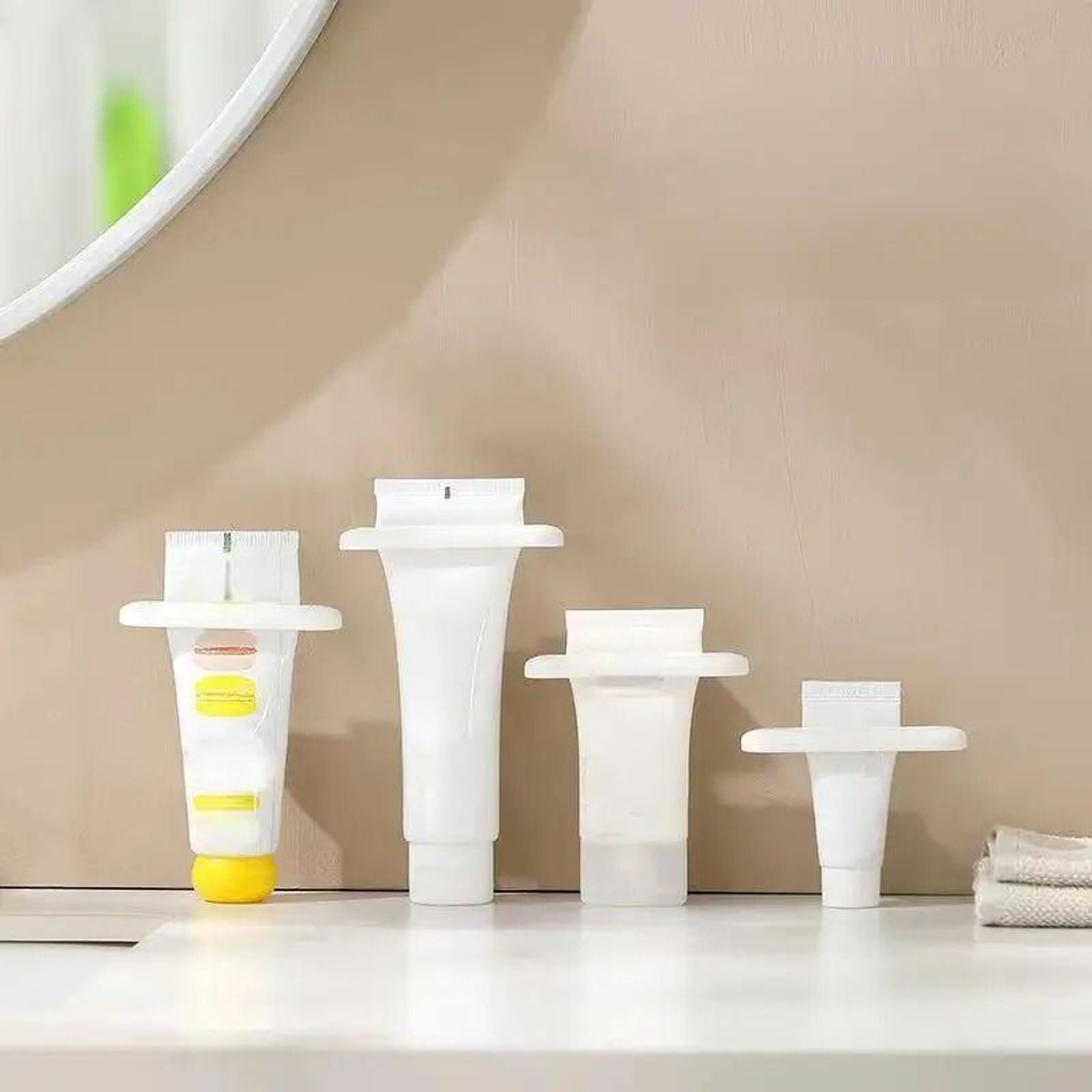 Toothpaste Tube Squeezer Clip Set Manual Rolling Dispenser For Toothpaste Hand Cream And Cosmetics 4