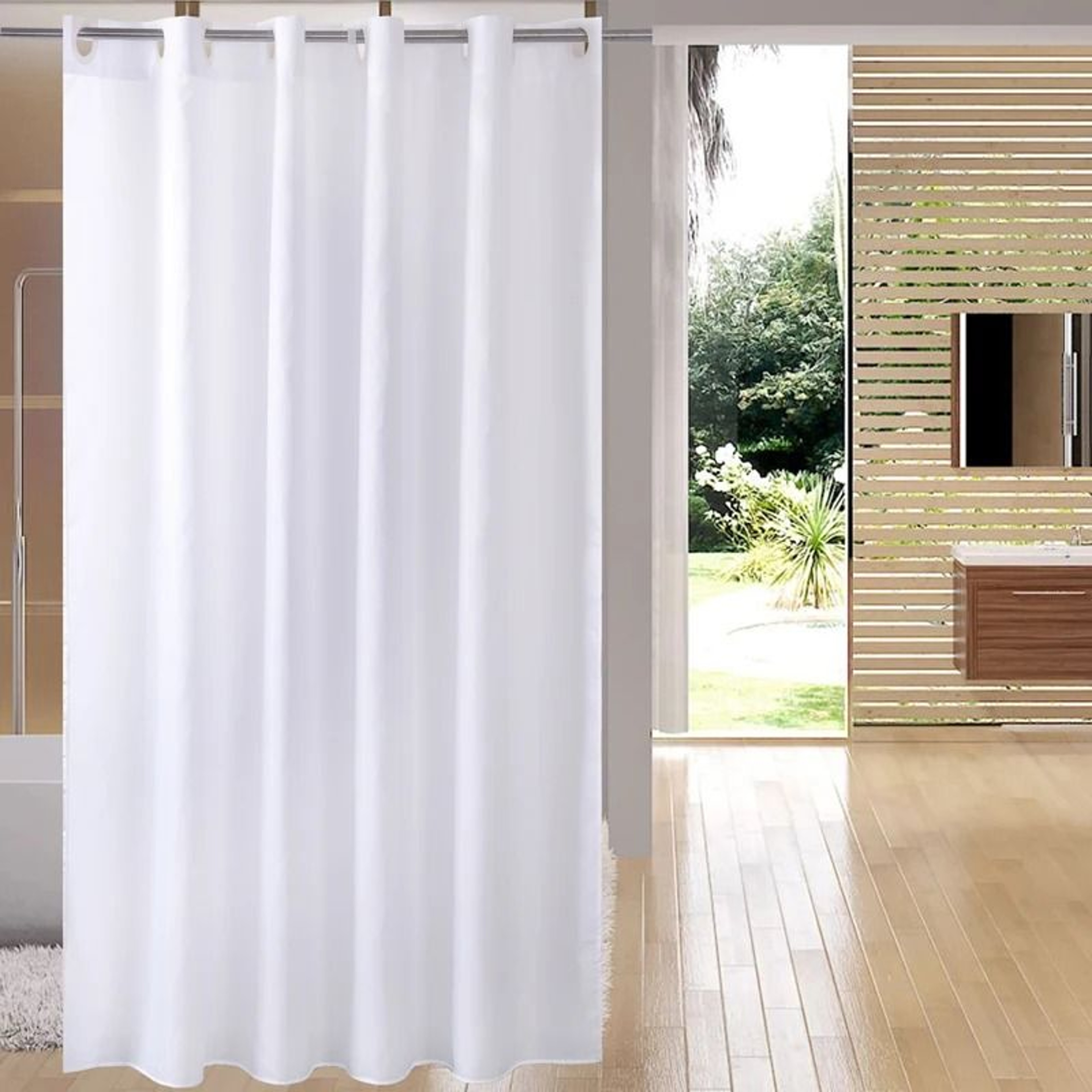 Premium Hotel Grade Waterproof Shower Curtain 0