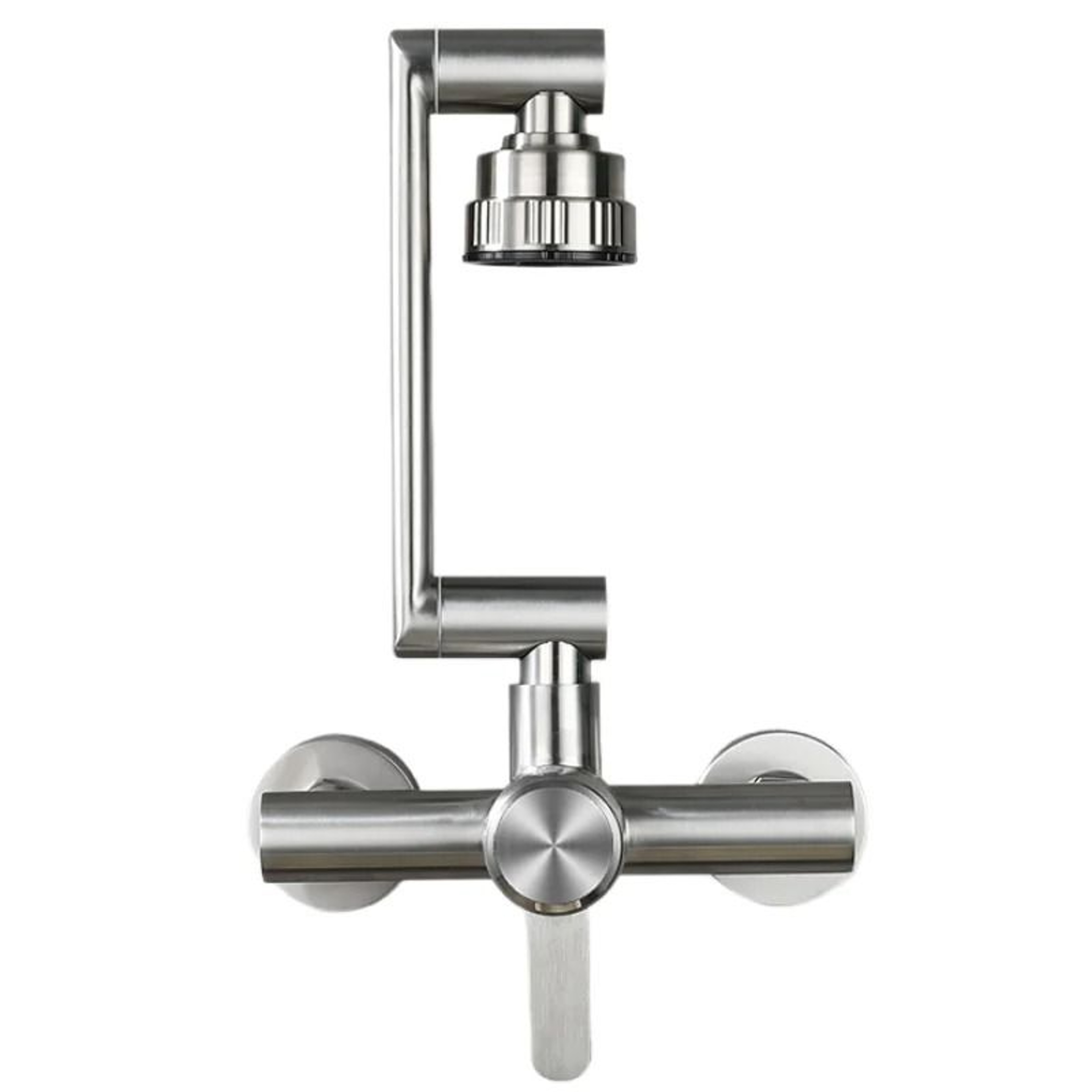 Stainless Steel 4 Mode Wall Mounted Kitchen Faucet 7