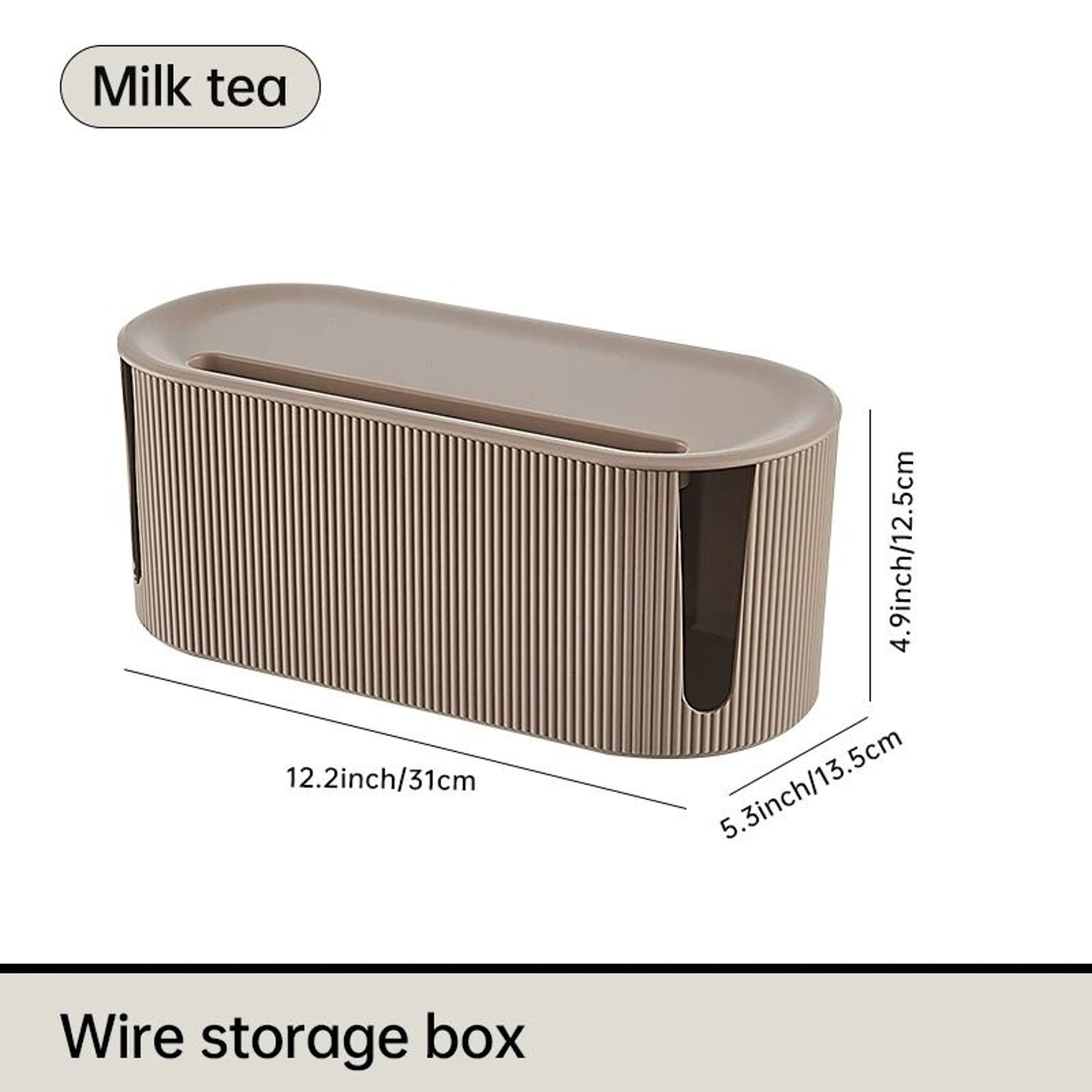 Nordic Style Cable Management Box  Sleek Desktop Organizer For Power Strips  WiFi Routers 4