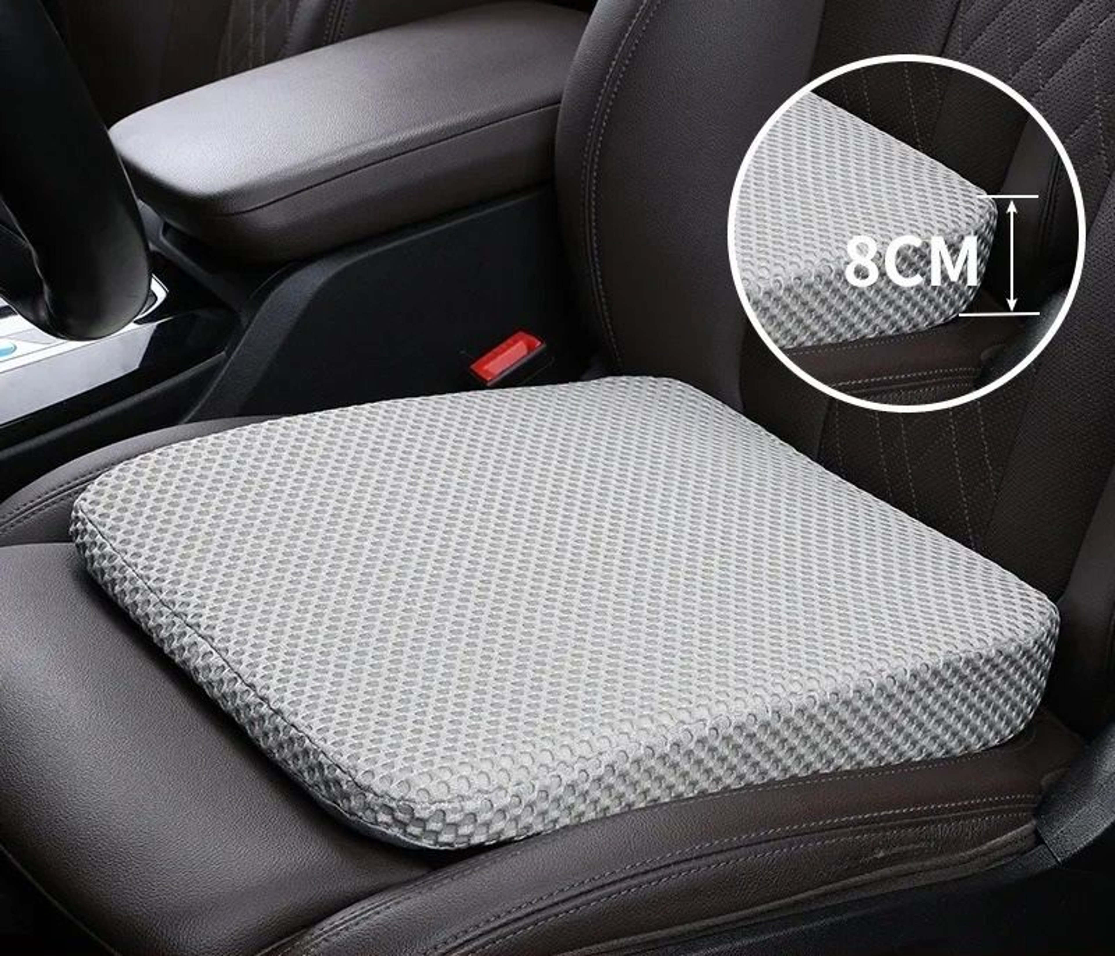 Thickened Memory Foam Car Seat Height Pad  Beveled Ergonomic Leveling Cushion 7