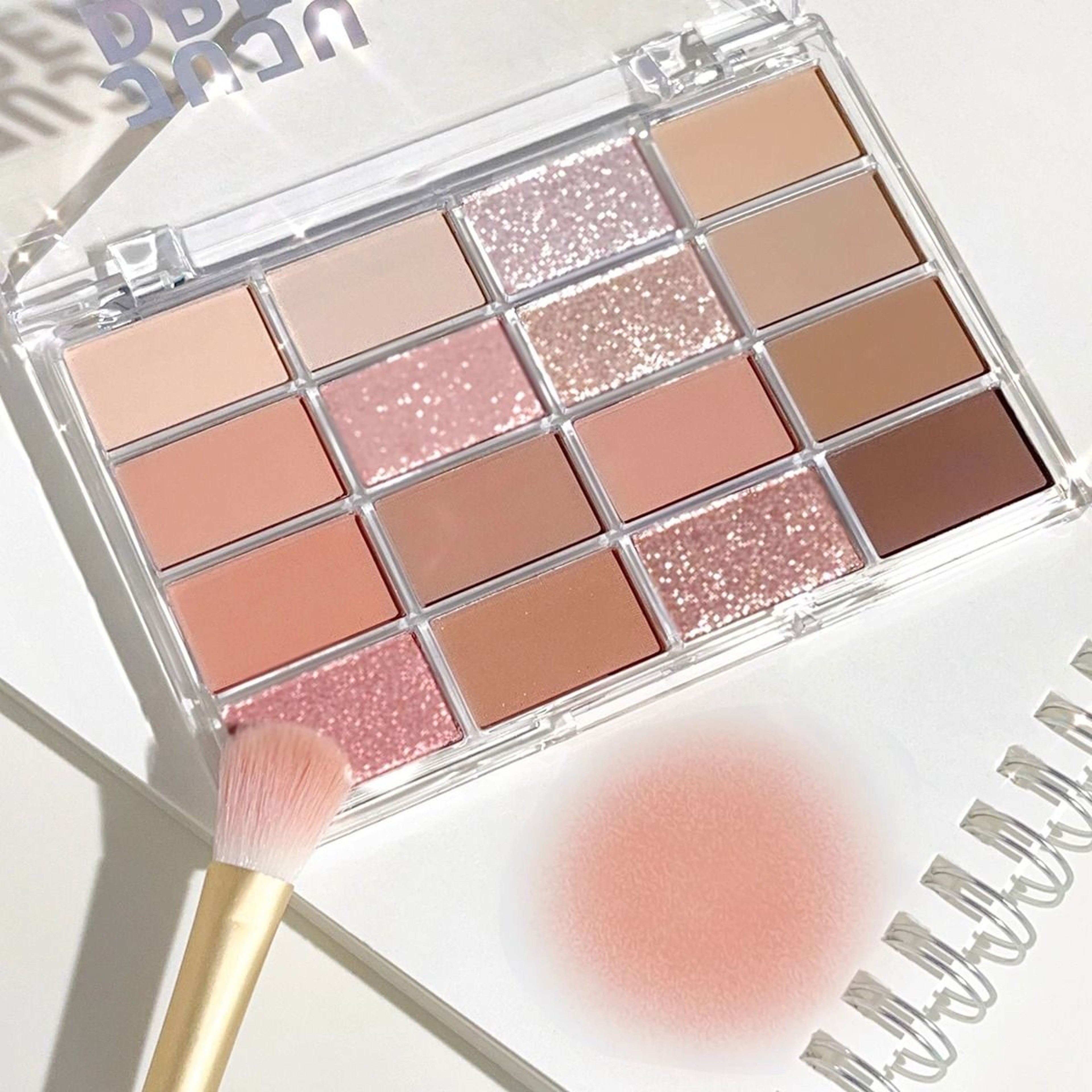 16Color Professional Eyeshadow Palette  LowSaturation Earth Tone Daily Makeup 2