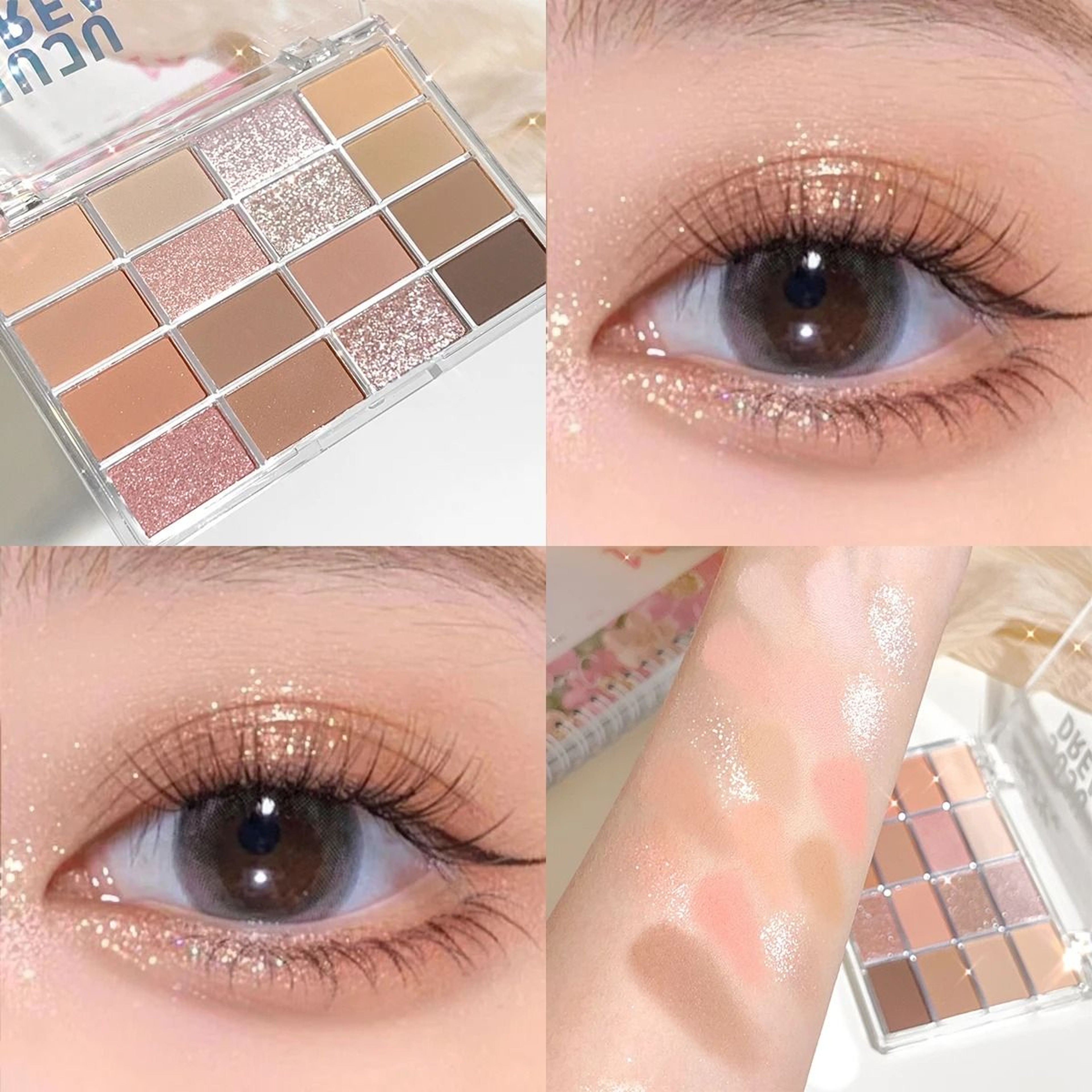 16Color Professional Eyeshadow Palette  LowSaturation Earth Tone Daily Makeup 3