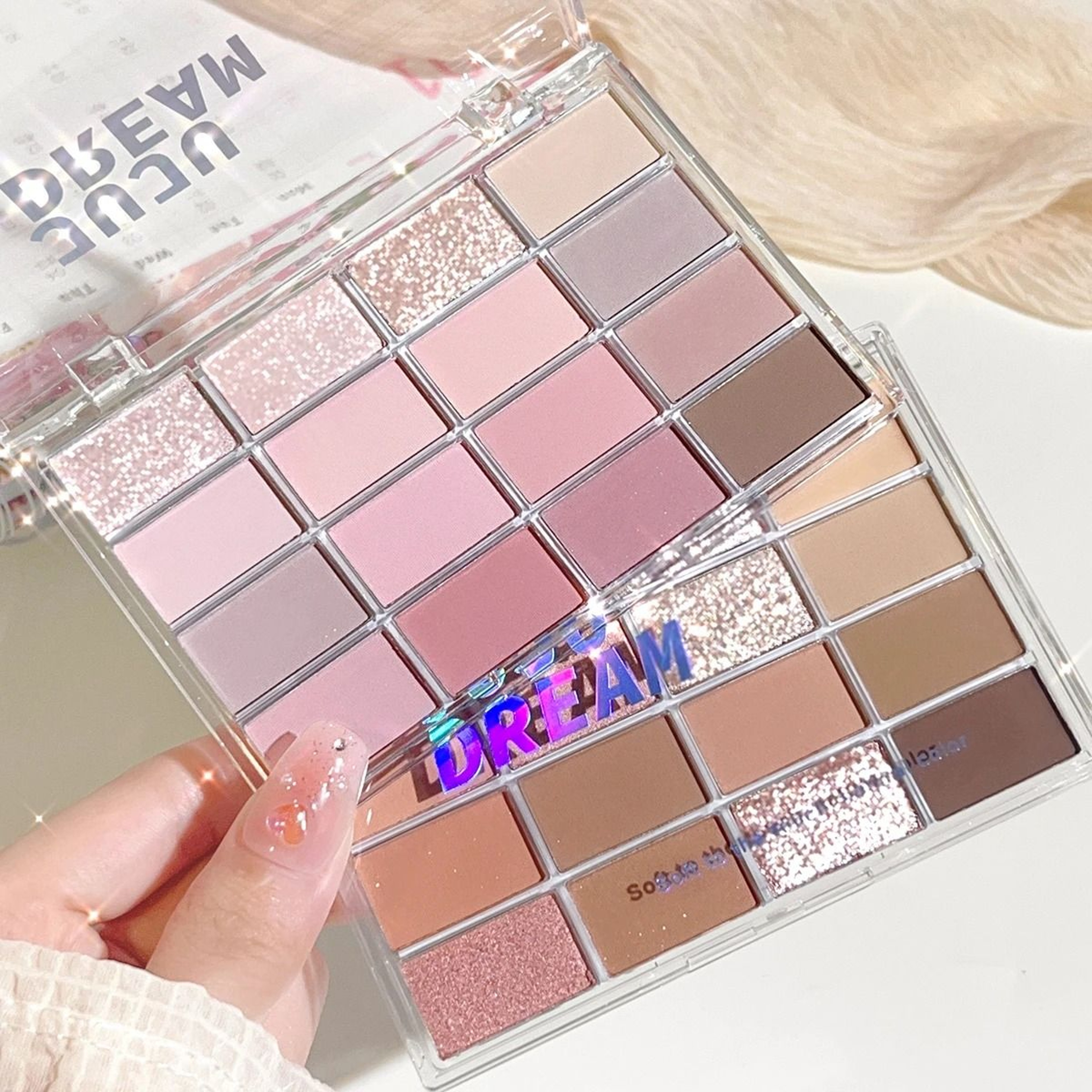 16Color Professional Eyeshadow Palette  LowSaturation Earth Tone Daily Makeup 4